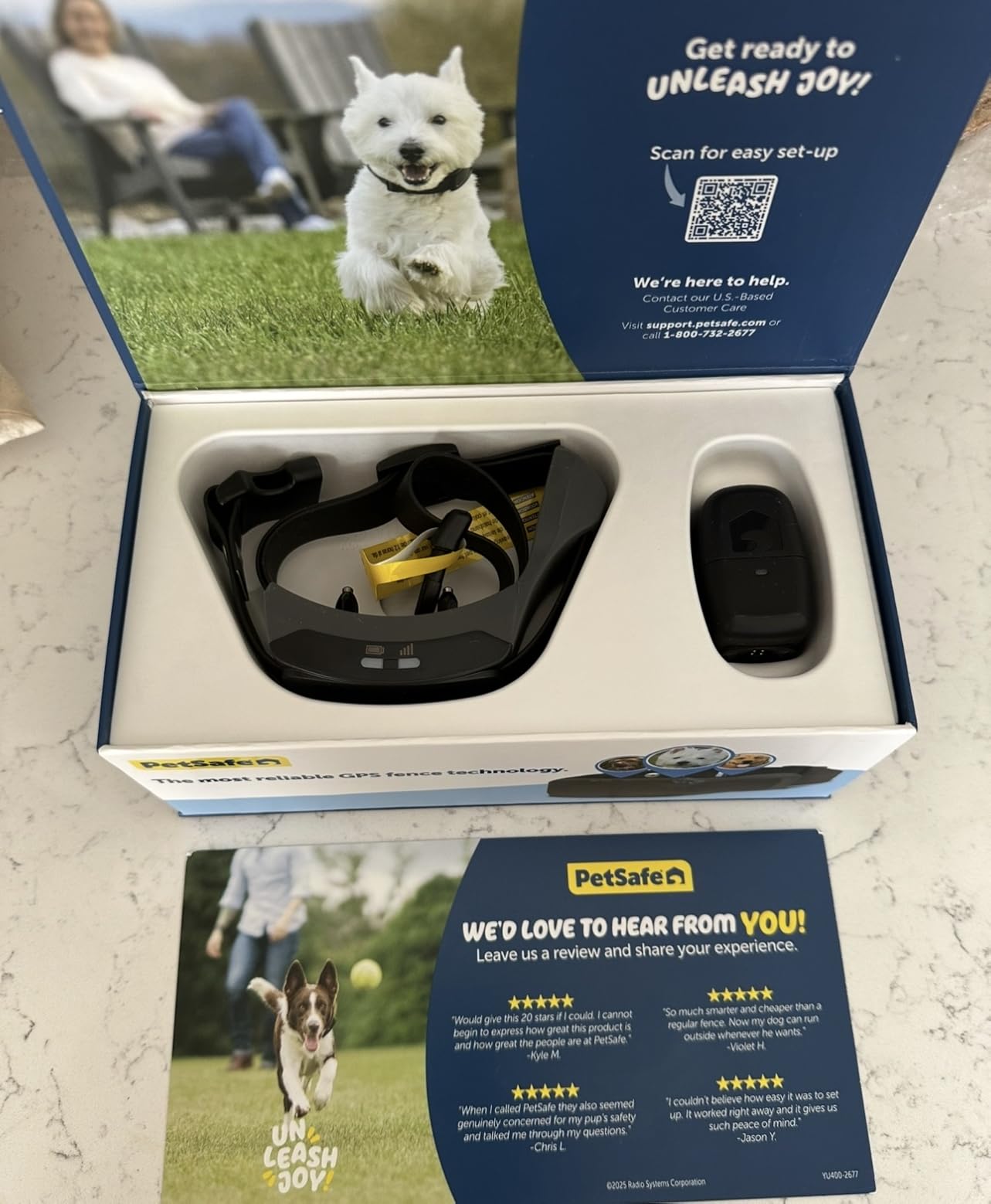 PetSafe Guardian GPS 2.0 Dog Fence + Tracking - Wireless GPS Dog Fence - Real-Time Tracking - Custom Boundaries System - Waterproof Collar - Comfortable Fit customer photo 2