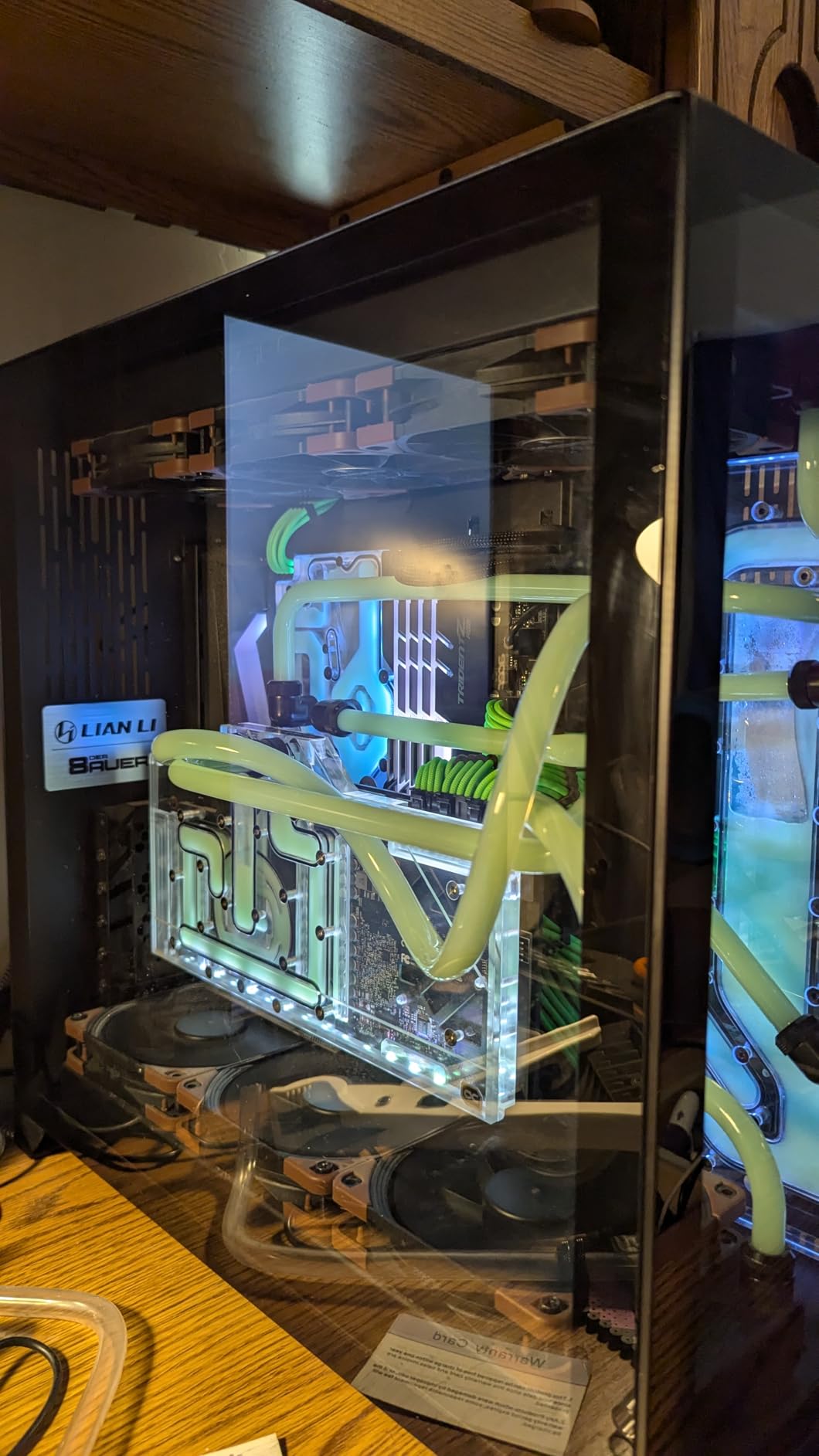 16AWG PSU Cable Extension Kit with Cable Combs,1x24pin ATX/1x8pin(4+4) EPS/2x8pin(6+2) PCIE Extension Cable,Cable Extension PC Sleeved Cables 30cm Length,Power Supply Extension Cable Kit(White) customer photo 2