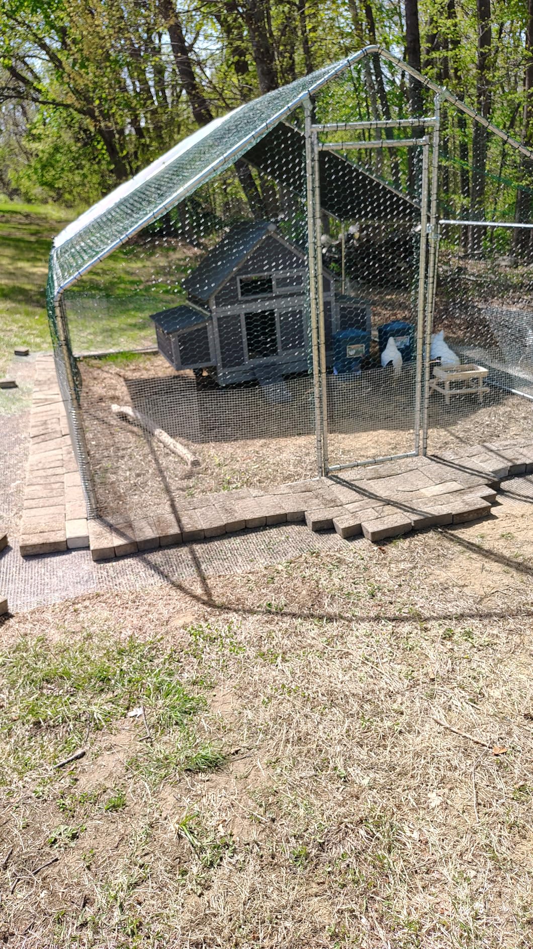 GUTINNEEN Large Chicken Coop on Wheels Mobile Wooden Hen House Weatherproof Duck Poultry Cage 67.3in L for 6-8 Chickens with 6 Nesting Box customer photo 2