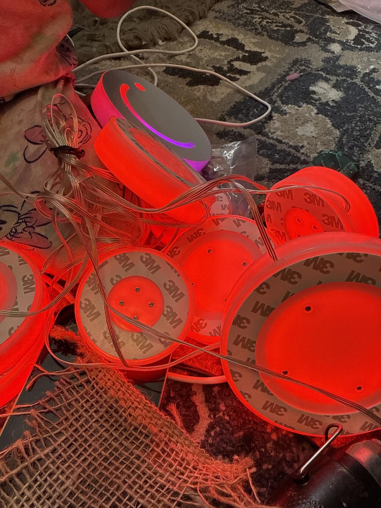 Smart LED Wall Lights, 9-Piece RGB LED Light with App & Remote Control, TV Backlights, Music Sync, Color-Changing, Ambient Lighting for Gaming, Bedroom, Living Room and Home Decor customer photo 1