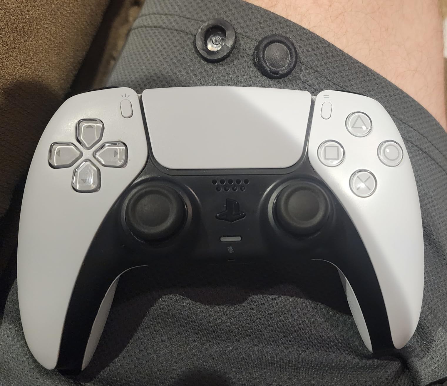 Joystick Replacement Cap Thumb Grips for PS5/PS4 Controller, IINE PS5/PS4 Controller Button Stick Covers, 3D Analog Cap Skin Replacement Part Repair Accessories, 6 PCS customer photo 2