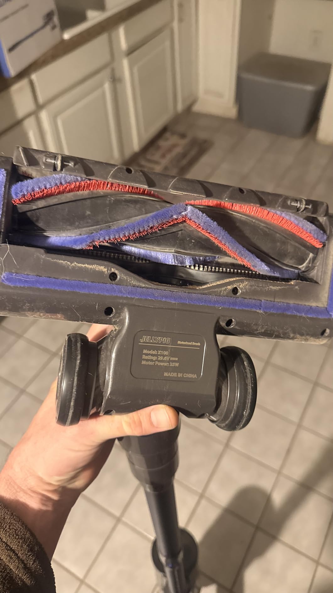 Cordless Vacuum Cleaner, Upgraded 650W 55KPA 70Mins Cordless Stick Vacuum Cleaner with Self-Standing and Touch Screen, Anti-tangle Wireless Vacumm, Vacuum Cleaners for Home/Pet Hair/Carpets/Floors customer photo 2