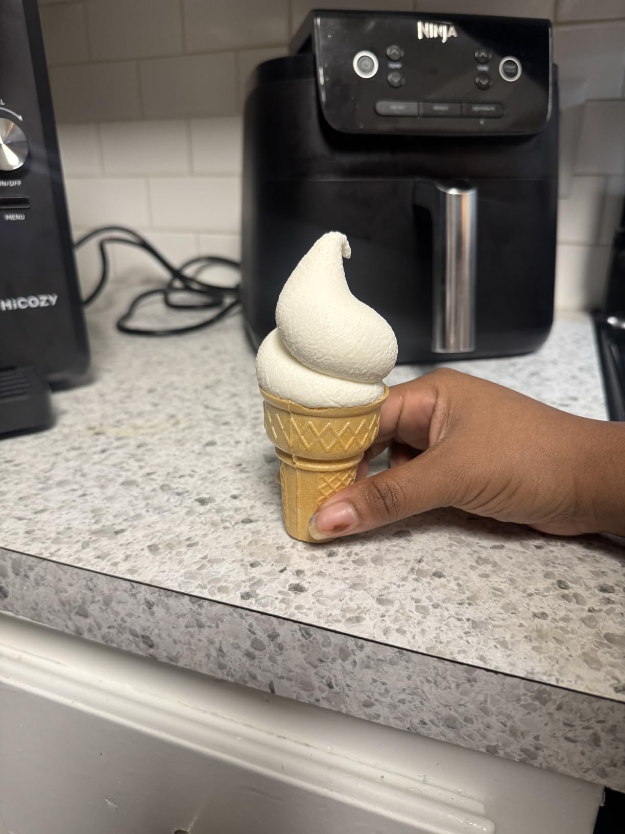 HiCOZY F3 Slushie Machine & Soft Serve Ice Cream Machine, No Ice Needed, Self-Cleaning, 5 Presets for Soft Serve, Frozen Drink, Milk Shake, Margaritas, Frappes and More customer photo 2