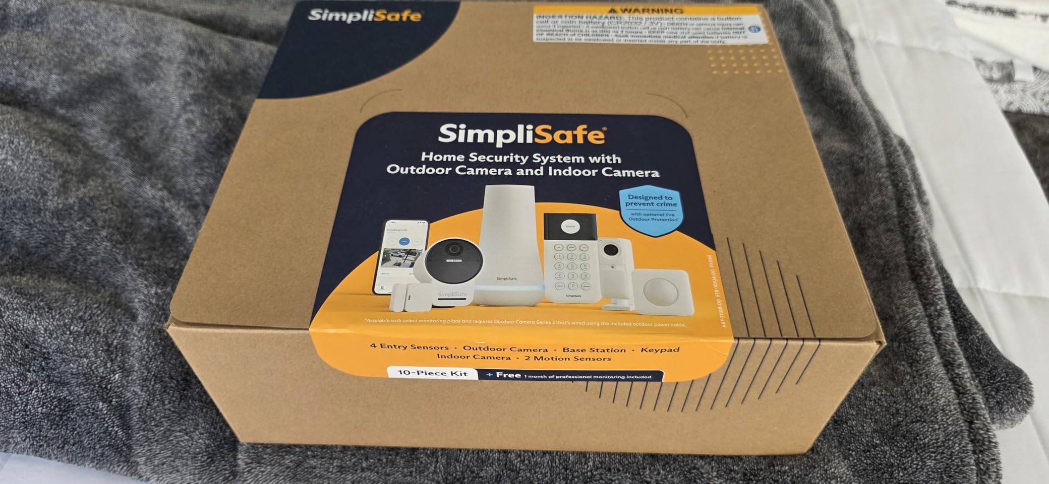 SimpliSafe 10 Piece Wireless Home Security System with Outdoor Camera- Optional 24/7 Professional Monitoring - No Contract - Compatible with Alexa and Google Assistant customer photo 2