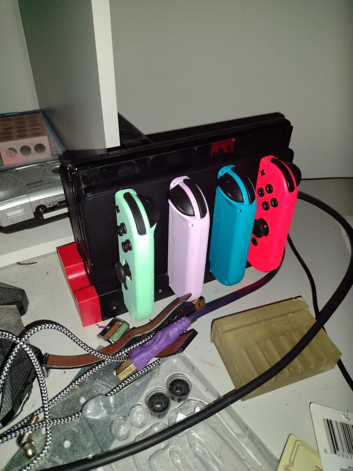 Charging Dock for Joy-con Compatible with Nintendo Switch & OLED, Charger Base Station for Nintendo Switch with Indicator customer photo 1