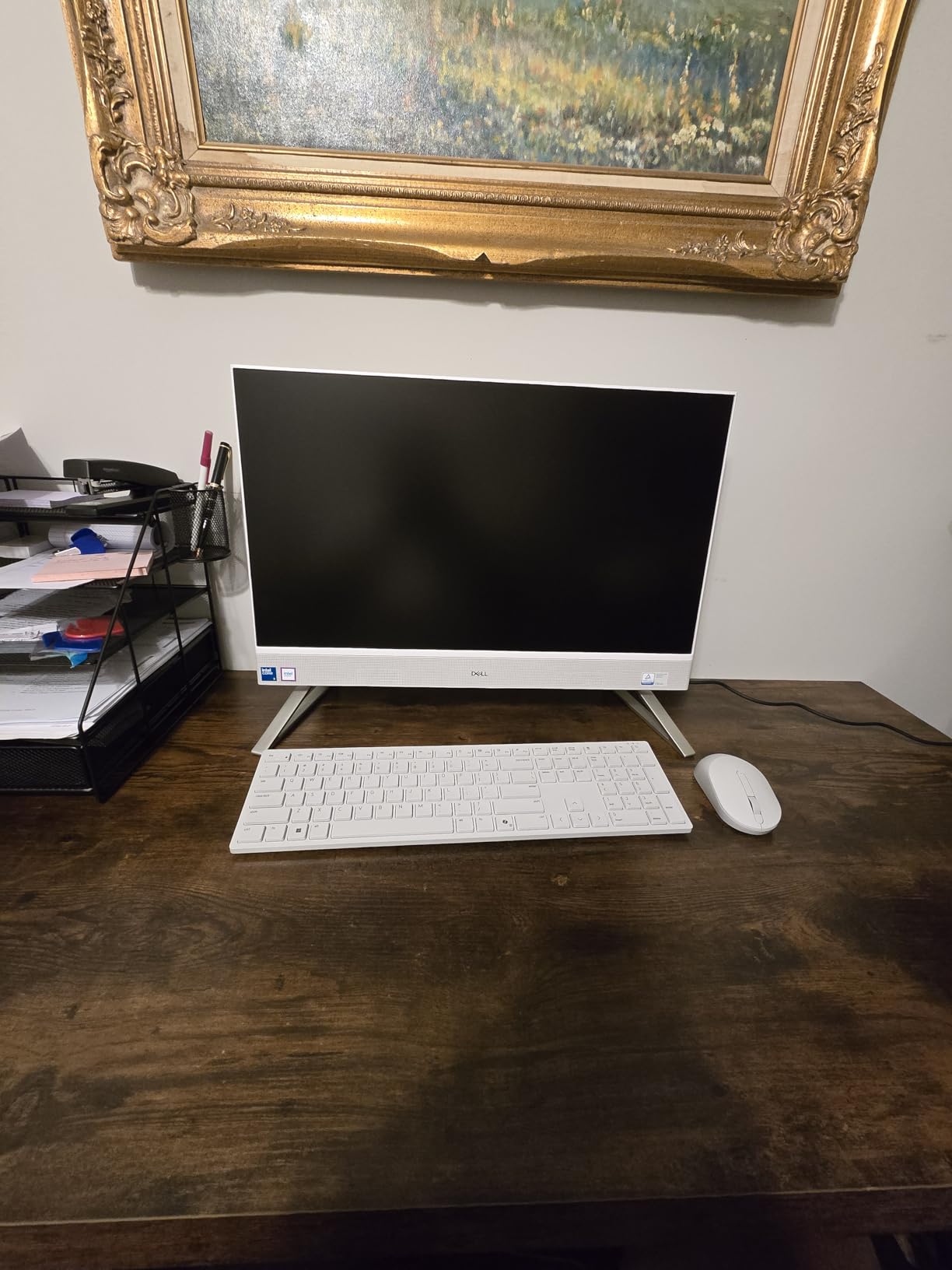 Dell 24 All-in-One Desktop ec24250-23.8-inch FHD Touch Display, Intel Core 5 Processor 120U, Intel Graphics, 16GB DDR5 RAM, 512GB SSD, Windows 11 Home, Onsite Service+6 Months Retail Migrate - White customer photo 2