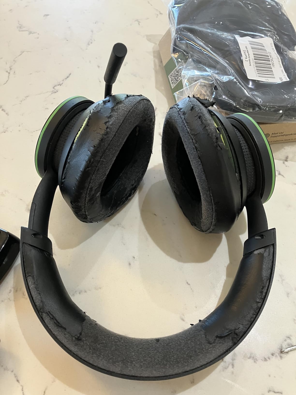 QuickFit Replacement Ear Pads Compatible with Microsoft Xbox Wireless, Stereo Headset 20th Anniversary Special Edition Headphones Ear Cushions, Repair Parts (Grey) customer photo 1