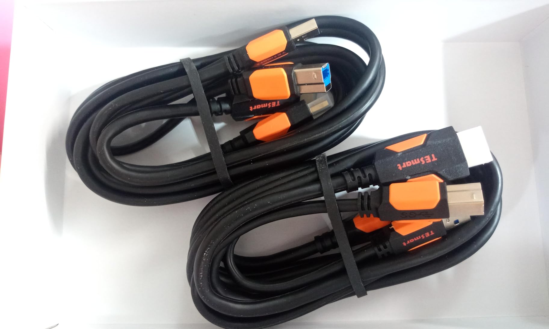 TESmart 8K@60Hz HDMI KVM Switch 2 Computers 1 Monitor, USB 3.0 HDMI KVM Switch 2 Ports 4K@144Hz, Support EDID, Gigabit Network, Hotkey Switch, Audio & Mic with All Input Cables customer photo 2