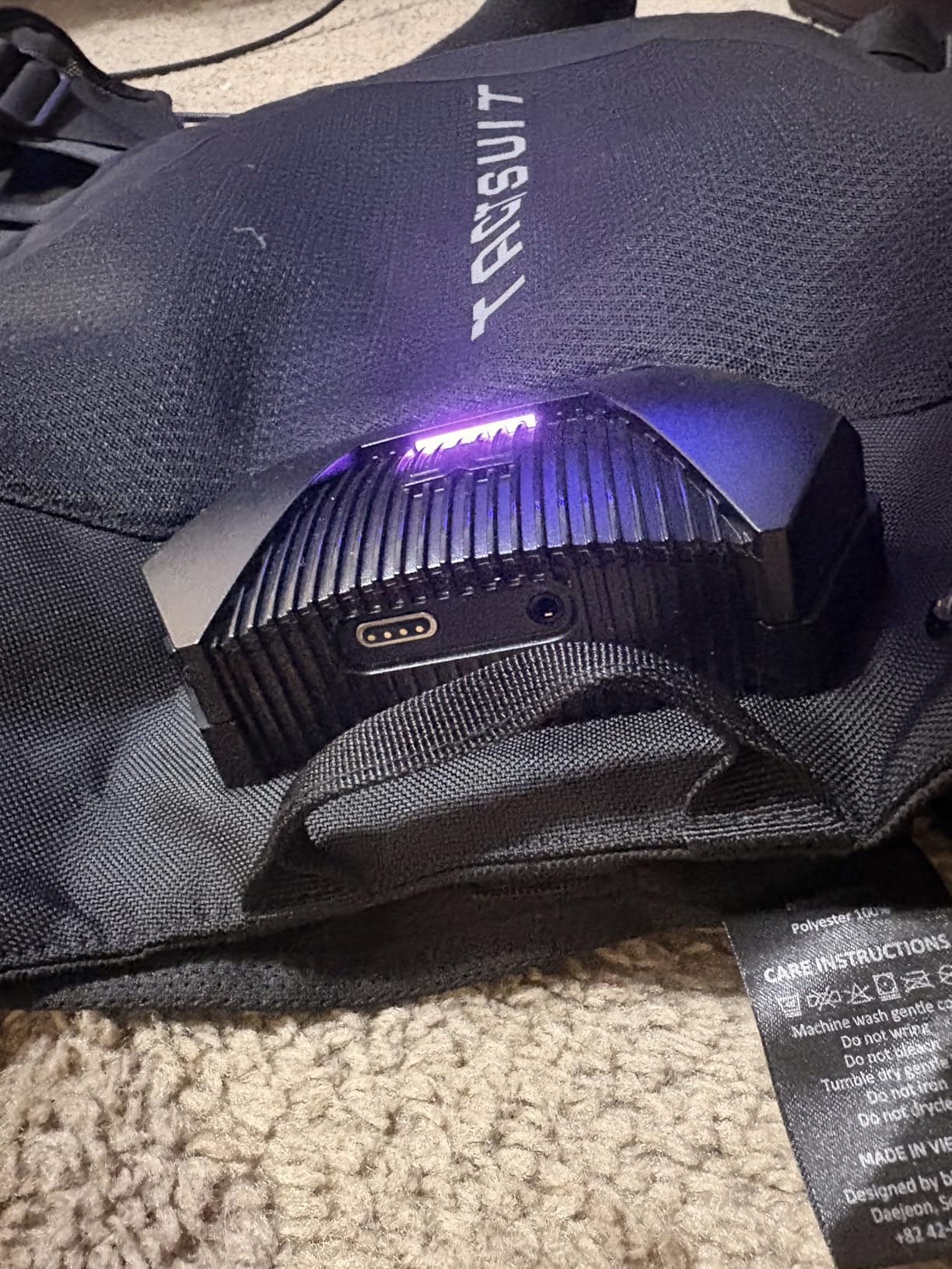 TactSuit Pro - Immersive Haptic Vest for VR, PC Gaming, Audio-to-Haptics, Sim Racing - 32 Feedback Motors and Mesh Lining customer photo 2