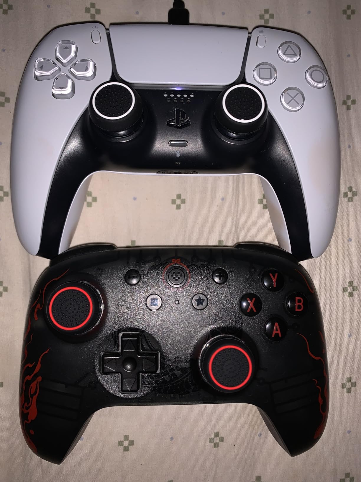 16Pcs Controller Thumb Grips Replacement for ps4/ps5, Silicone Joystick Caps, Anti-Slip Anti-Scratch Thumb Grips Caps Cover Analog Stick for Ps5/Ps4 customer photo 1