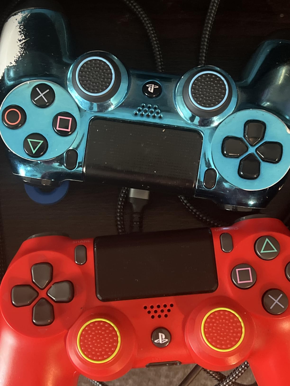 16Pcs Controller Thumb Grips Replacement for ps4/ps5, Silicone Joystick Caps, Anti-Slip Anti-Scratch Thumb Grips Caps Cover Analog Stick for Ps5/Ps4 customer photo 2