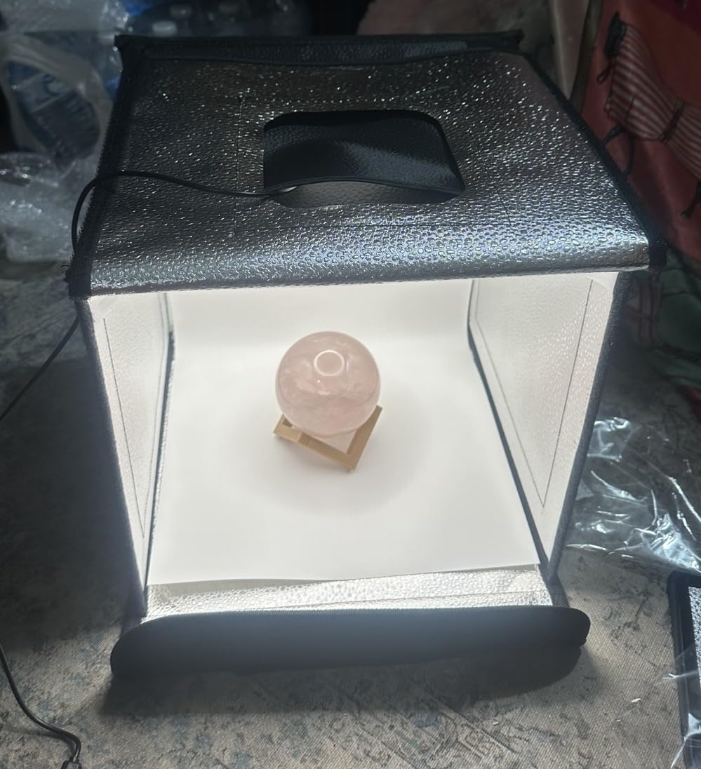 Photo Light Box, Portable 12/16/20/24/32 Inch Photo Studio Light Box, Shooting Tent Kit with 243 Light Beads and 6 Color Backdrops.Lightbox with 3 Stepless Dimming Light Boards for Product Photography customer photo 2
