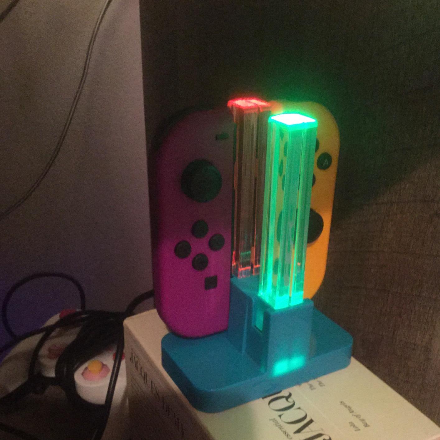 Charging Dock for Joycon 2 Controller, Charger Dock Station for Nintendo Switch 2 Accessories Kits with a USB Type-C Charging Cord customer photo 2