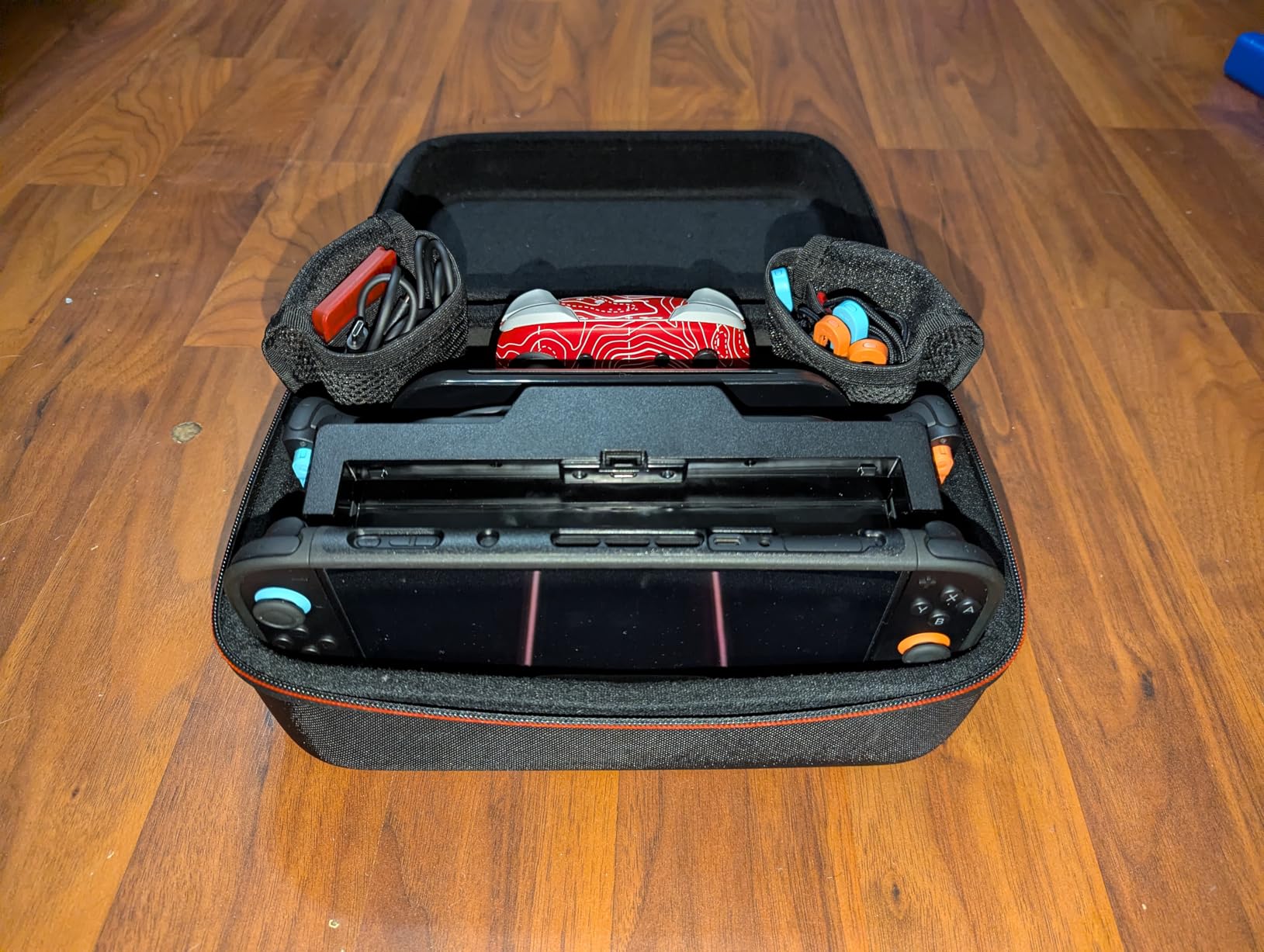 R.D.S. INDUSTRIES, INC. - Game Traveler Deluxe Licensed System Case for Nintendo Switch, Nintendo Switch 2, OLED, Black Medium (NS230) customer photo 1