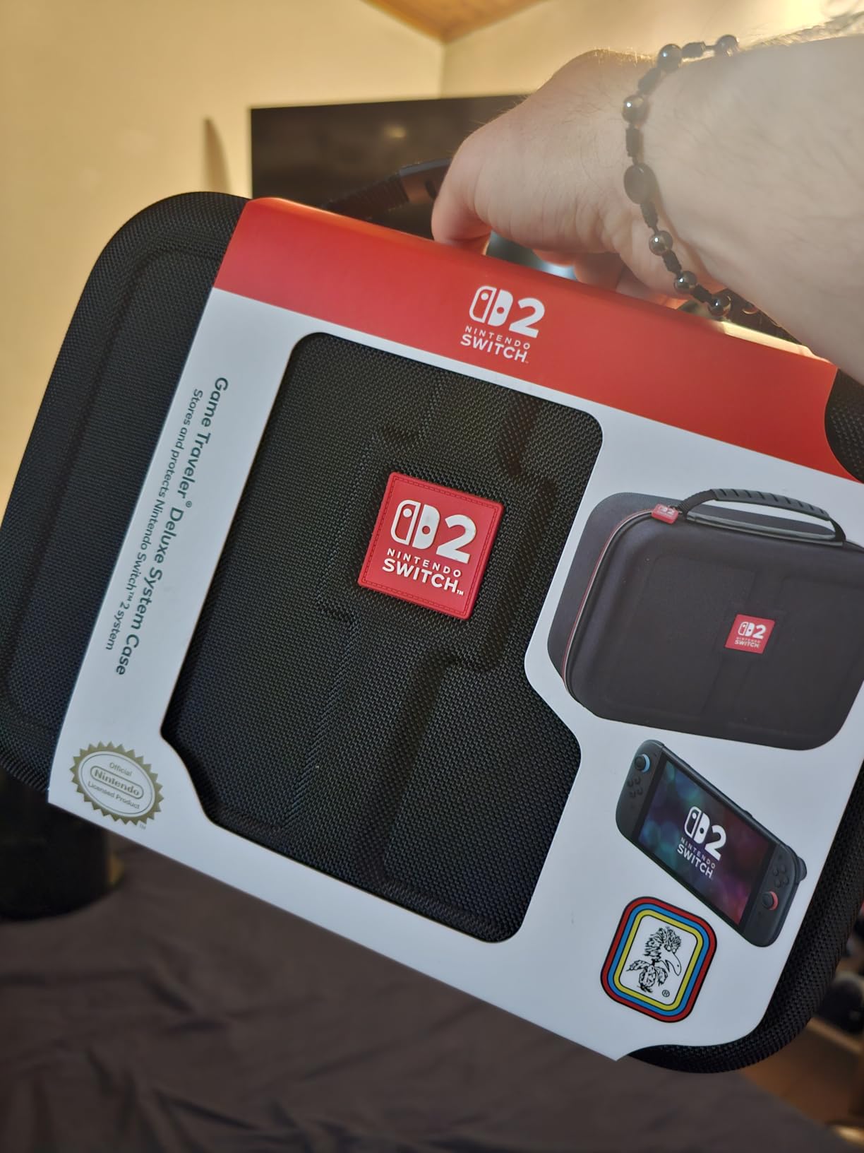 R.D.S. INDUSTRIES, INC. - Game Traveler Deluxe Licensed System Case for Nintendo Switch, Nintendo Switch 2, OLED, Black Medium (NS230) customer photo 2