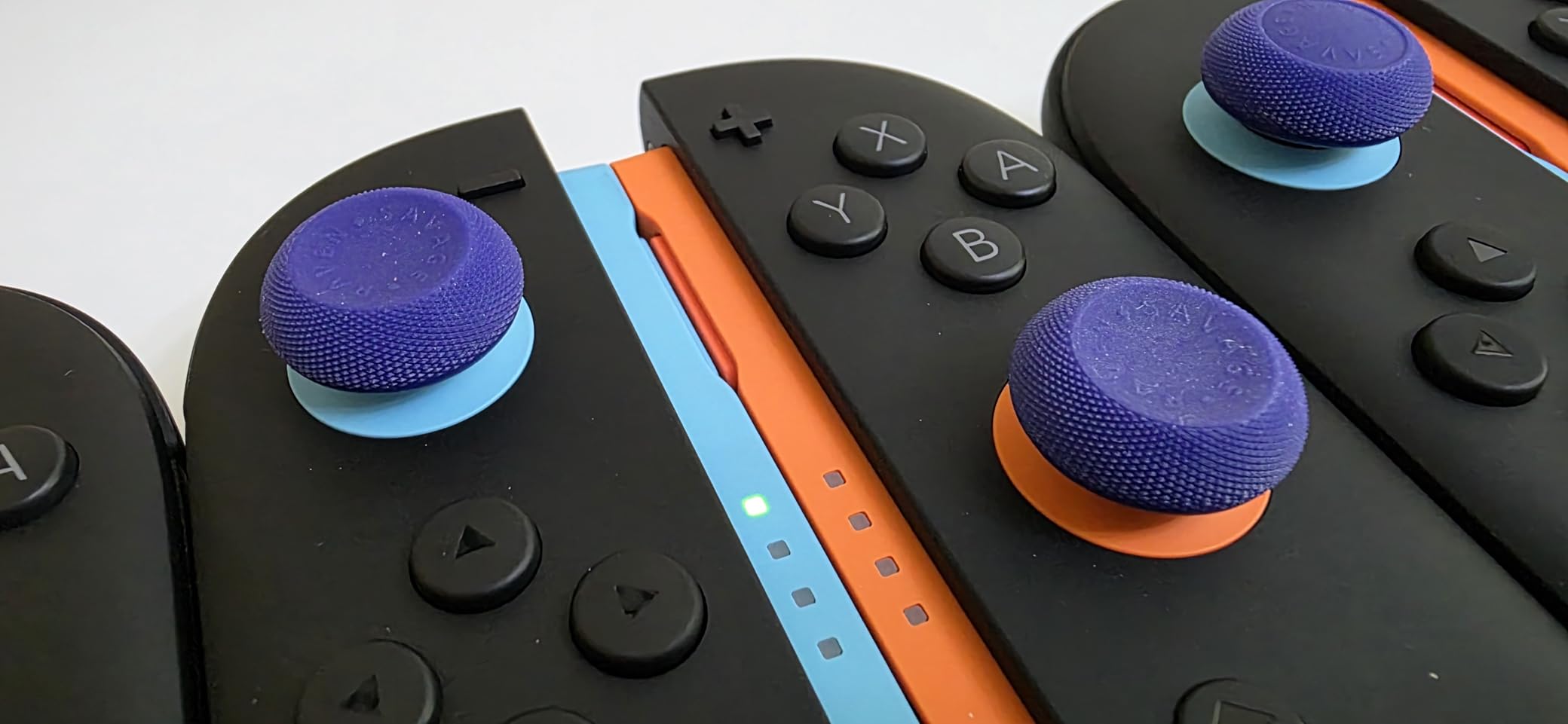 by Skull & Co.Thumb Grips Joystick Cap Analog Stick Cover for Nintendo Switch 2 Joy-Con - Black, 3 Pairs (6pcs) customer photo 2