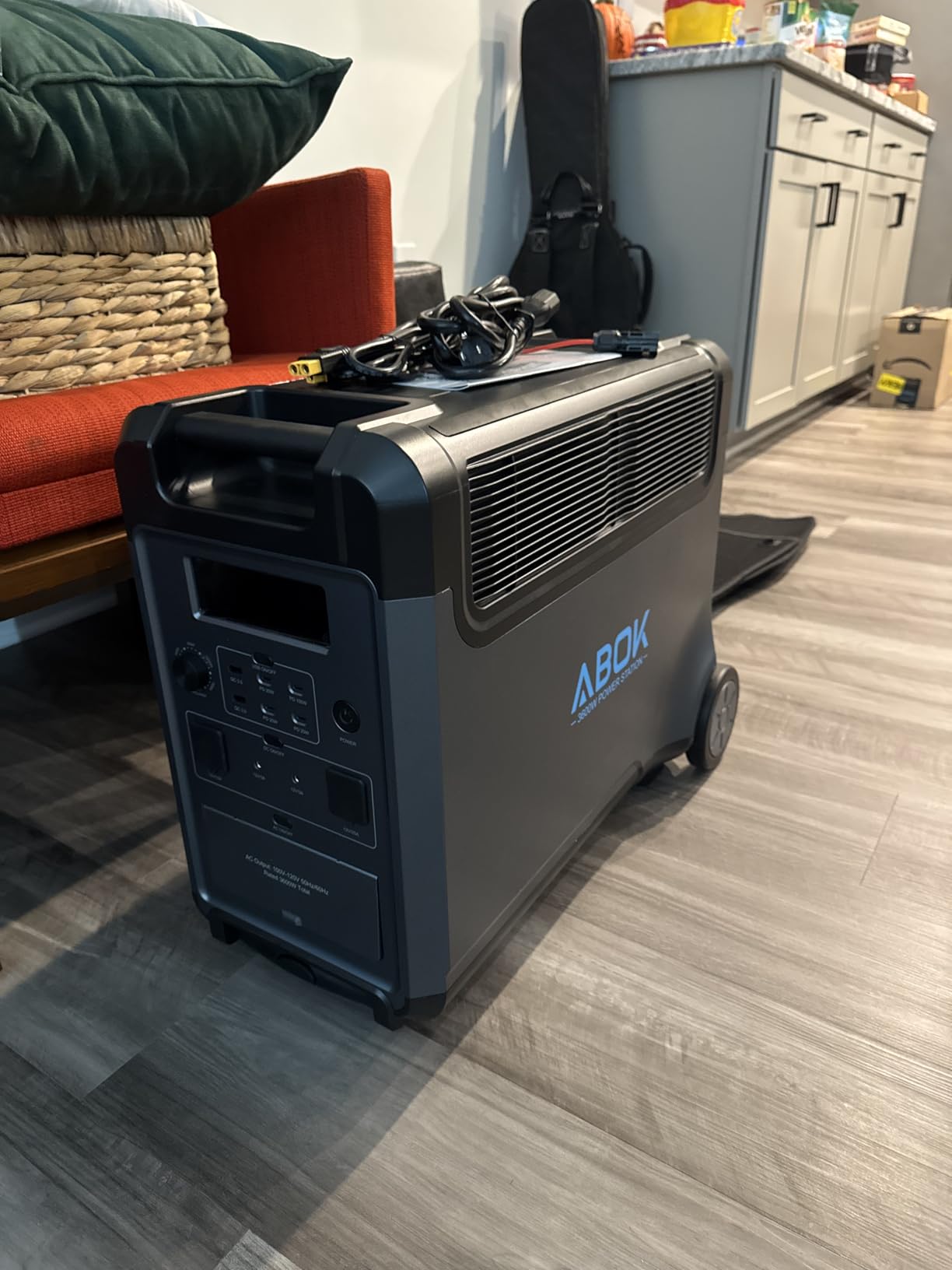 Portable Power Station, 3840Wh LiFePO4 Battery, 3600W Electric Solar Generator for Garage, Home, Off-Grid Living, Camping, RVs, Outdoor Adventures, Power Outages customer photo 1