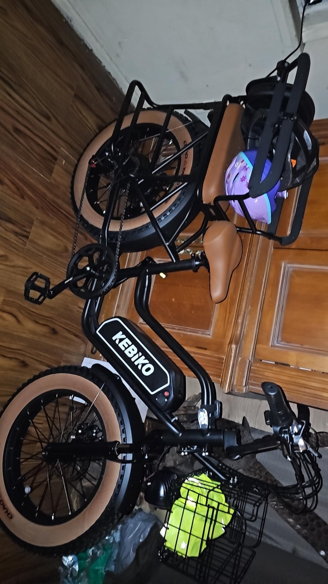 2 Seater Electric Bike, 48V 20AH(960WH) Large Removable Battery, 1300W Peak Motor, 20