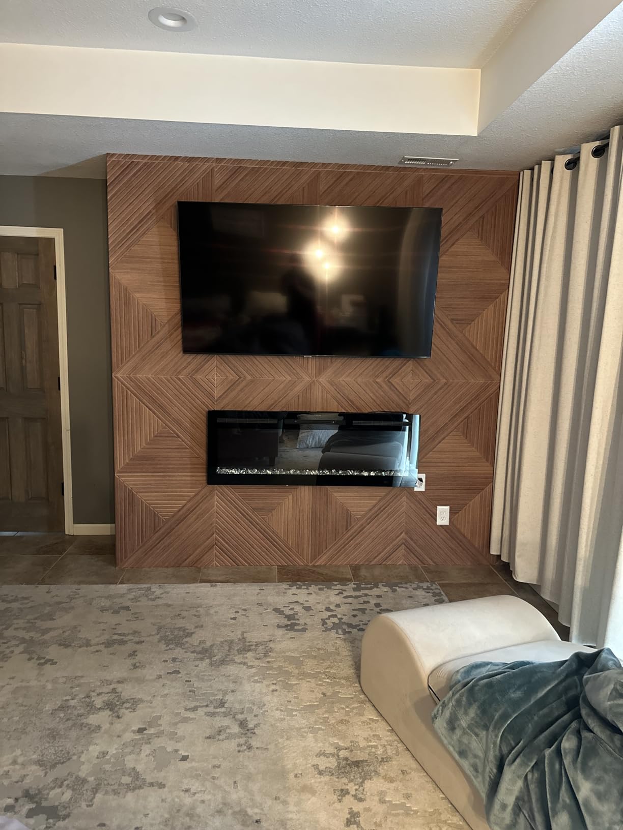 Acoustical Wall Panels, 6-Piece 23.62 X 23.62 Inches Art Acoustic Panels, Decorative Acoustic Panels, Acoustic Wall Panels, Sound Absorbing Wall Art, Arcadian Vortex customer photo 2