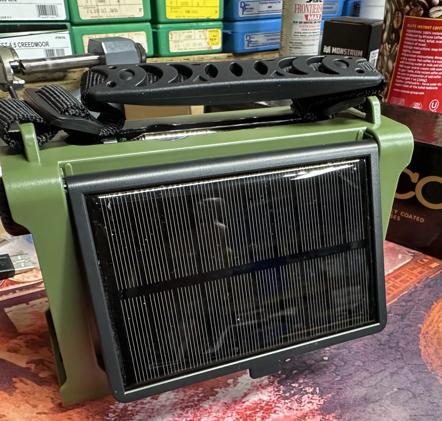 Emergency Weather Radio with Large Solar Panel, Efficient Hand Crank & Real 12000mAh Battery | AM/FM/NOAA Bands, LED Flashlight, Reading Lamp, SOS Alarm & Phone Charger for Camping & Emergencies customer photo 2