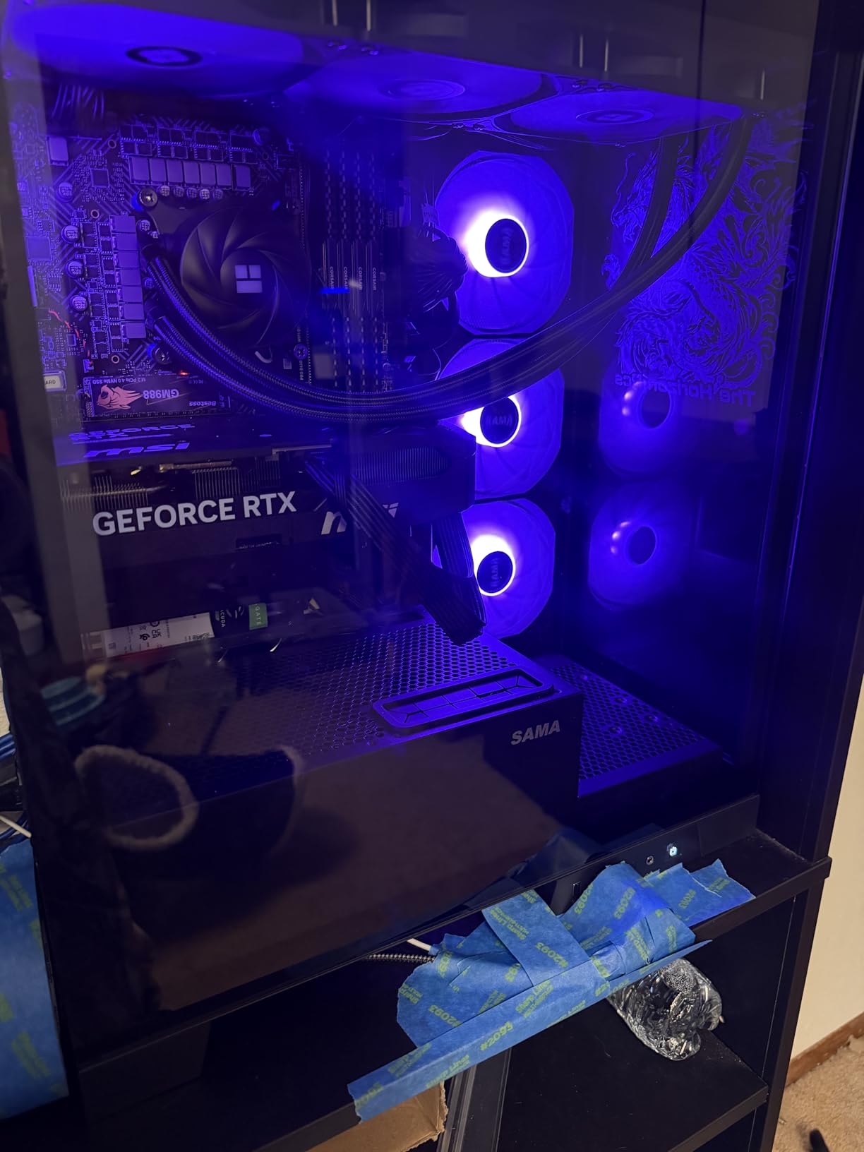 The Horizon Autherium Dragon RGB I9 RTX Gaming PC || 64GB RAM || 5TB High Speed Storage || Core I9 Upto 5.4Ghz || RTX 5070 OC || Windows 11 PRO || 360MM AIO || 2.4GB/s WiFi 6E, VR and Gaming Ready customer photo 2