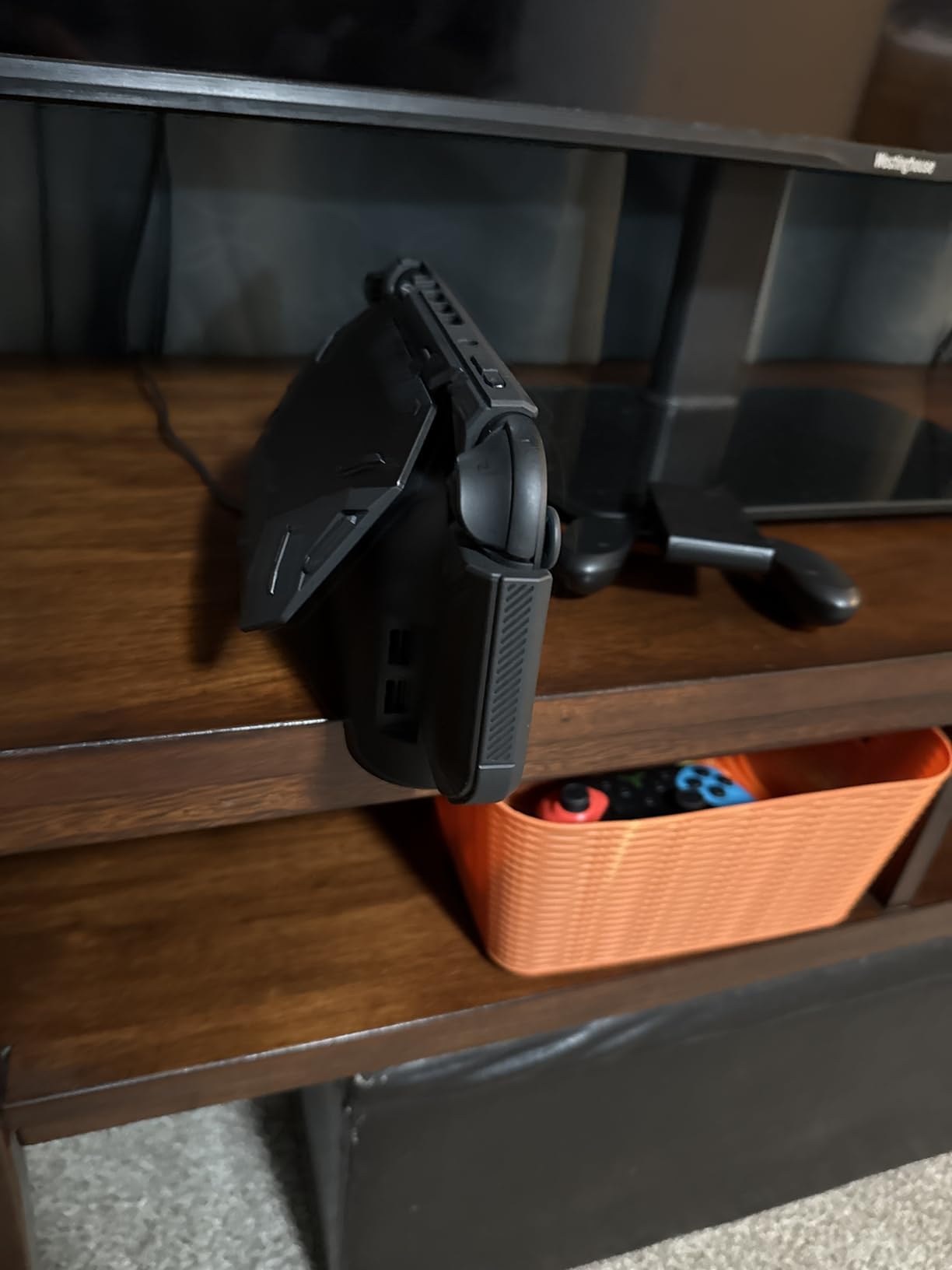 i-Blason Dockable for Nintendo Switch 2 Case with Stand [Game Card Storage] [All-in-One Grip Case] [Convenient Foldable Joycon Holder] Comfortable Ergonomic Grip Protective Cover for Switch 2, Black customer photo 2