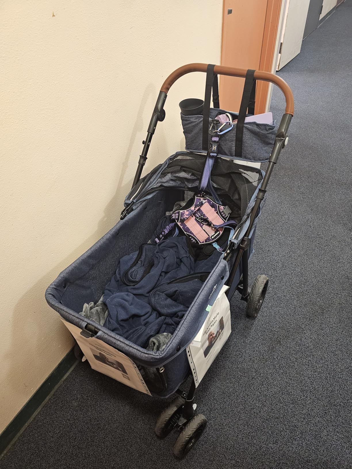 Dog Stroller for Large & Medium Dogs (20-132 lbs), Pet Stroller for 2 Small Dogs, Extra Large Heavy Duty, Foldable & Ventilated customer photo 1