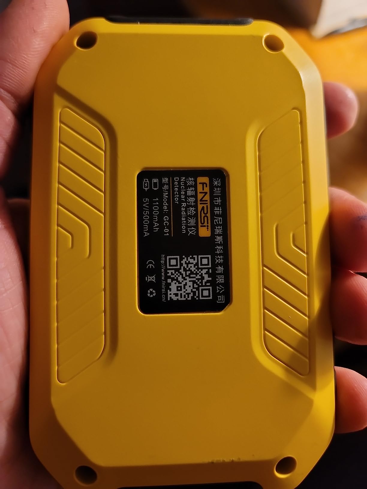 FNIRSI GC-01 Geiger Counter Nuclear Radiation Detector, Radiation Dosimeter with LCD Display, Portable Handheld Beta Gamma X-ray Rechargeable Radiation Monitor Meter, 5 Dosage Units, 0.0uSv-500mSv customer photo 1