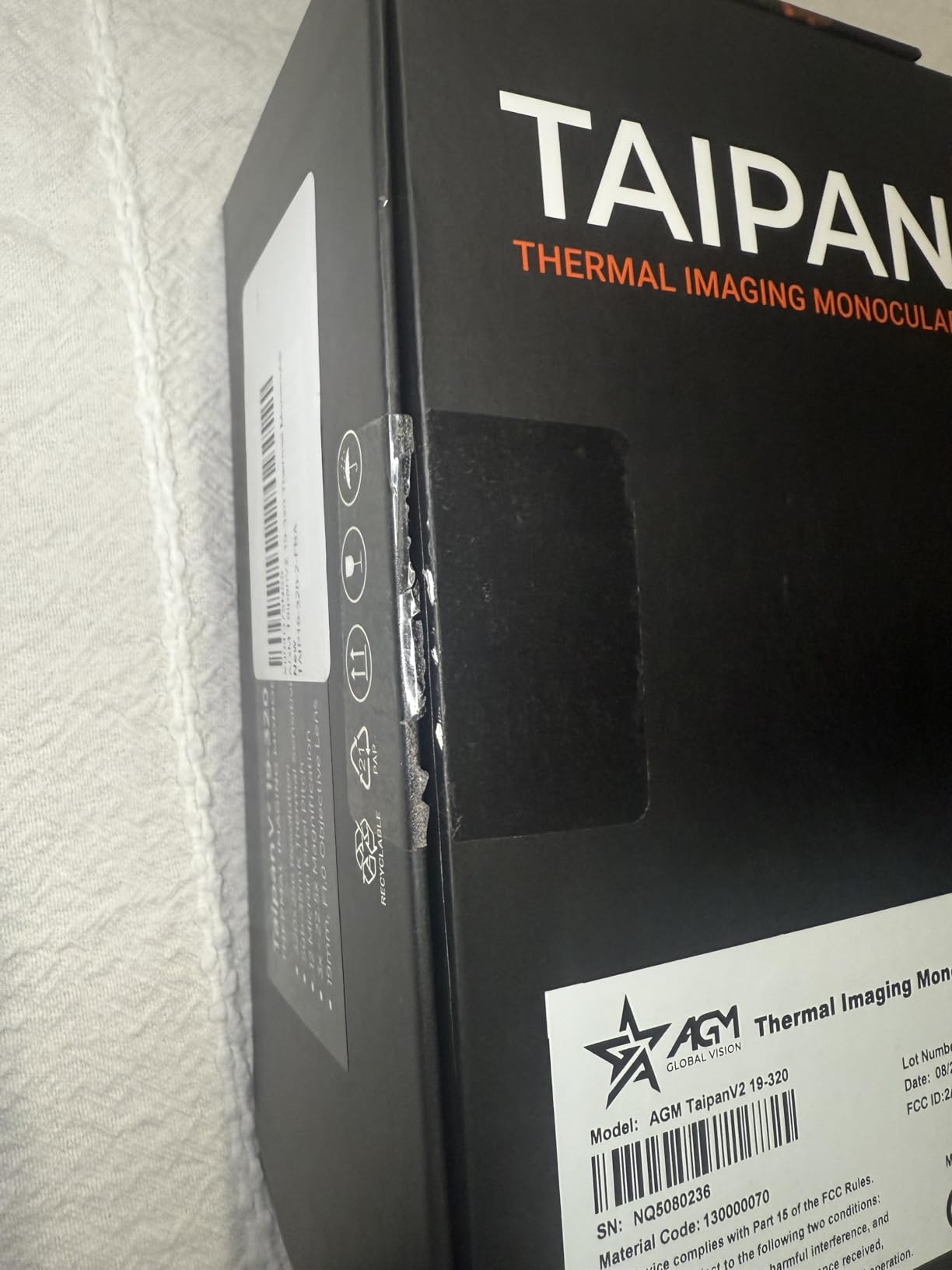 AGM Global Vision Taipan V2 Thermal Imaging monocular for Hunting with Advanced 12μm Sensor, Video Recording, WiFi, IP67 Waterproof customer photo 2