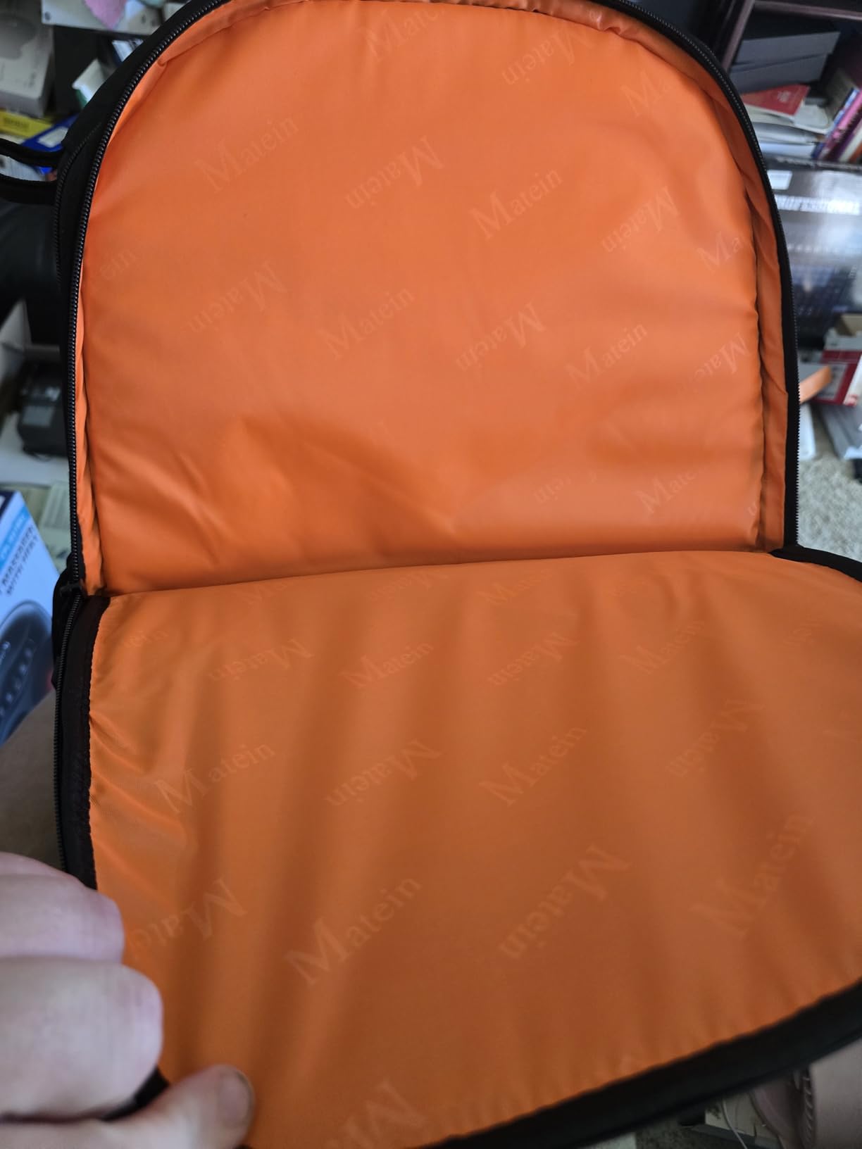 MATEIN Hard Shell Gaming Backpack for Men, Waterproof Extra Large Laptop Backpack with EVA Front Shield, 18 inch TSA Approved Gaming Laptop Bag with Controller Pockets & Cooling Pad Compartment customer photo 1