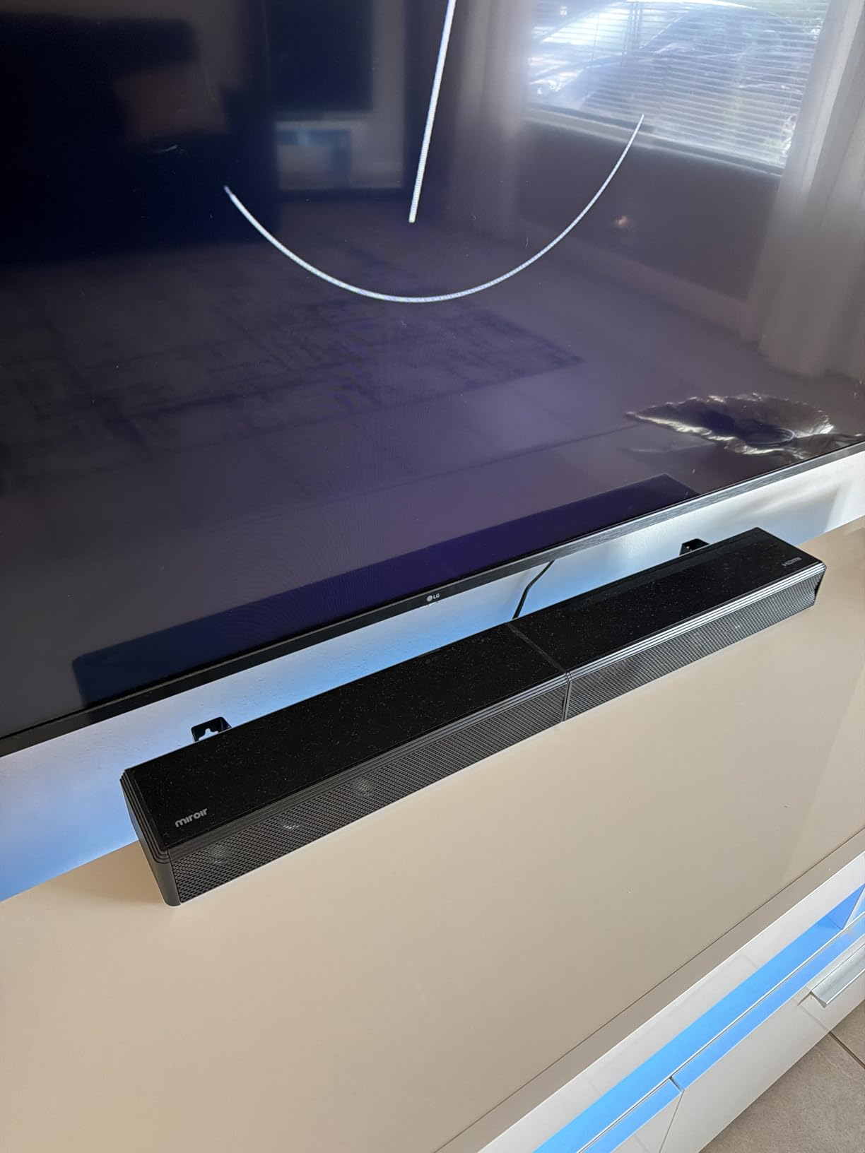 2.0 ch 100W Sound Bar for Smart TV, 2-in-1 Detachable Bluetooth 5.3 Speaker with 3 EQ Modes & Adjustable Bass - Home Theater Audio for Movies, Gaming, Music customer photo 1