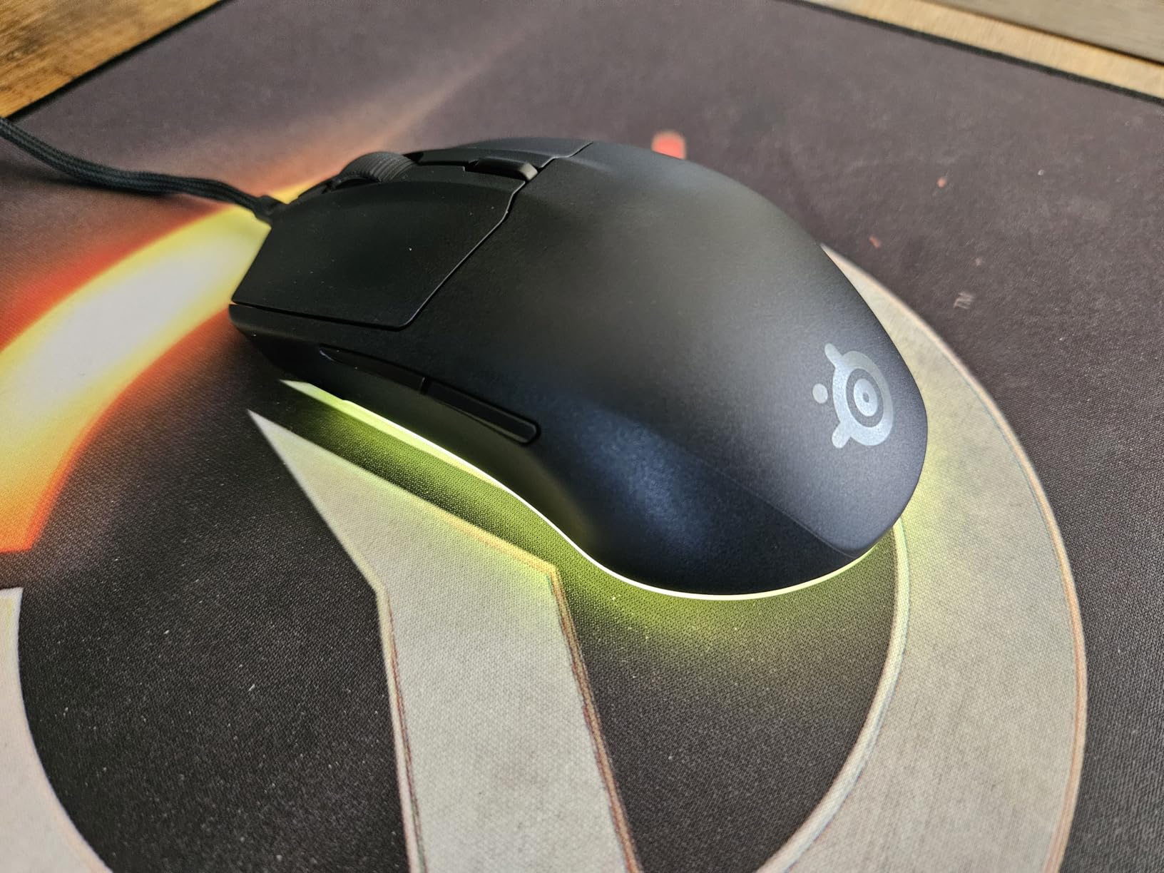 Rival 3 Gen 2 Gaming Mouse - 8500 DPI TrueMove Core Optical Sensor - 60 Million Click Durability - Low Latency - 77g Lightweight - 100% PTFE Feet - RGB - Black customer photo 1