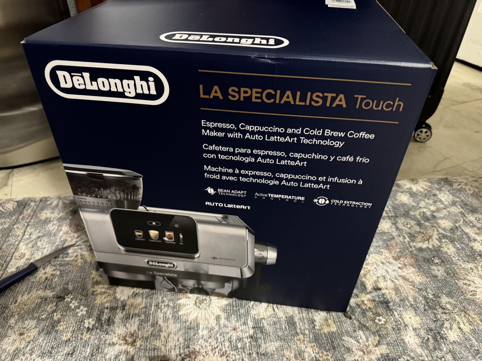 De'Longhi La Specialista Touch Espresso Machine with Grinder & Milk Frother - Cold Brew & Iced Coffee Maker, Burr Grinder, 10 Drink Presets customer photo 2