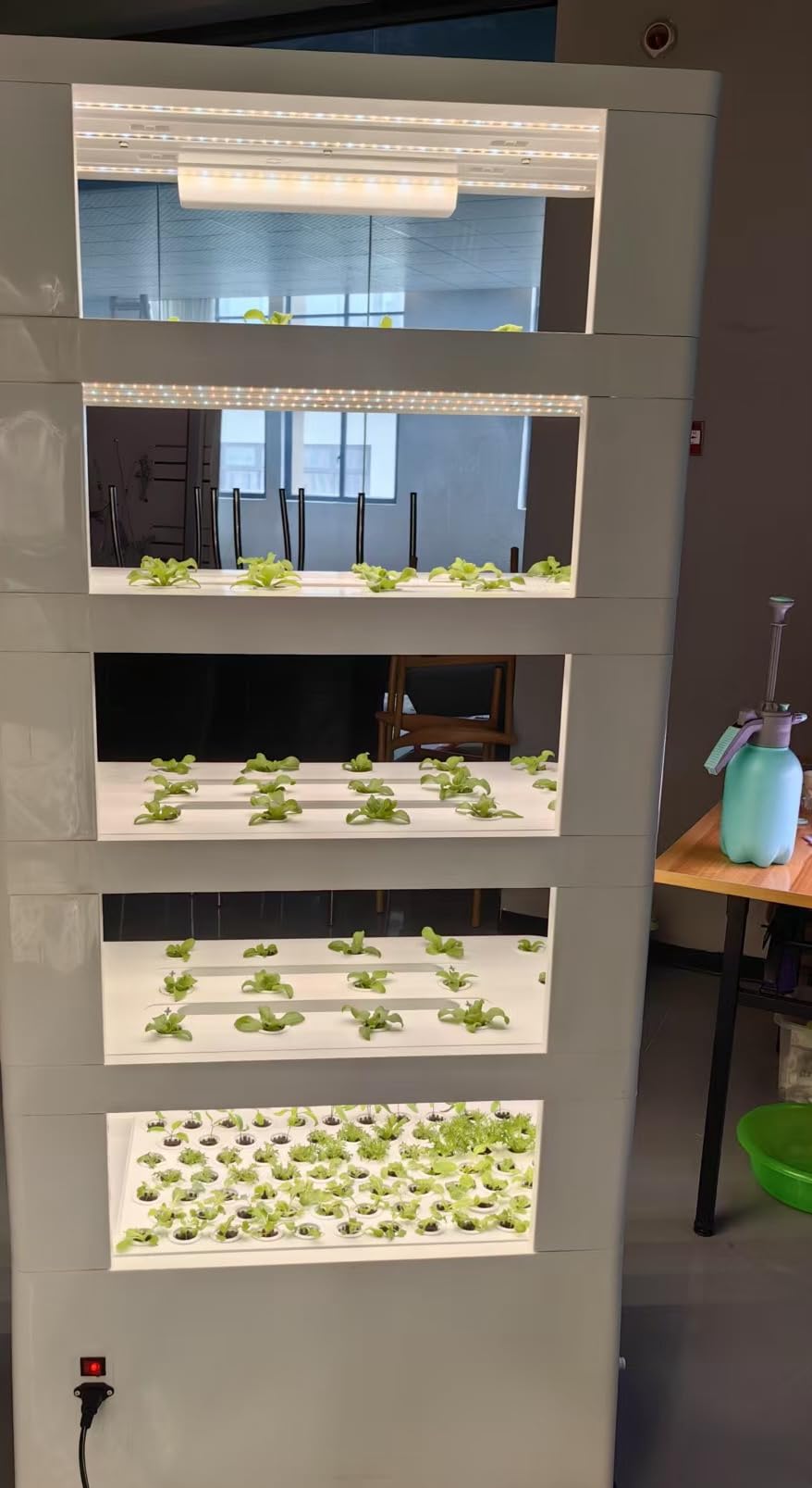 Woolooloo Large Hydroponics Growing System Kit, 5-Tier Indoor Herb Garden with Smart Climate Control, Auto Misting, Full Spectrum Grow Light, Vertical Hydroponic System for Home or Commercial customer photo 1