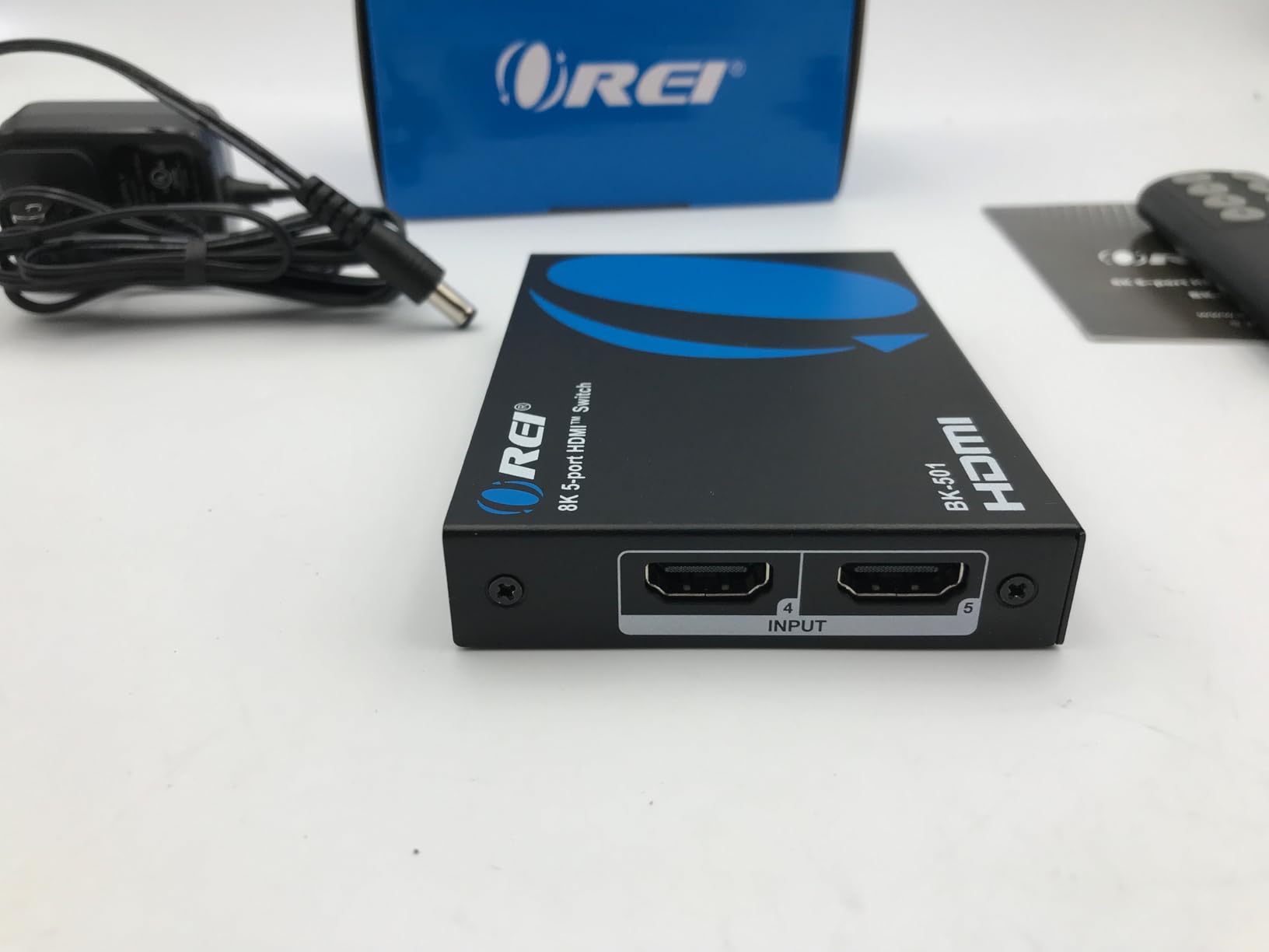OREI HDMI Switcher with 4K@120Hz 4:4:4 / 8K@60Hz 4:2:0 - HDR10+, VRR, ALLM, QFT, CEC - 48Gbps Bandwidth - HDMI Switch with Remote - Perfect for Gaming with PS5/Xbox/PC customer photo 2