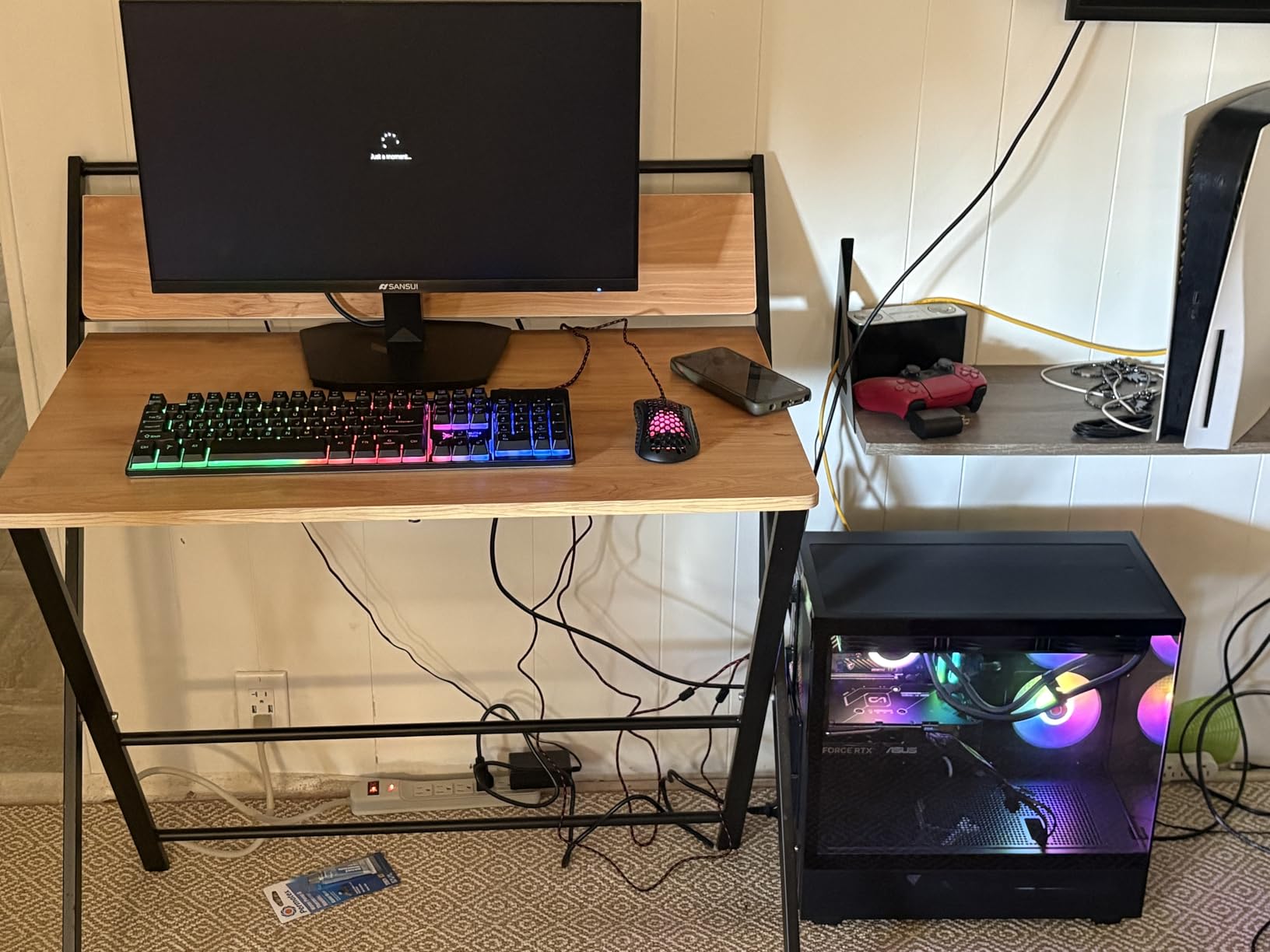 Azure 3 Desktop PC, Intel i7 14700F 2.1 GHz (5.3GHz Turbo), NVIDIA RTX 5060 Ti 16GB, 1TB Gen4 NVMe SSD, 32GB DDR5 RAM 6000 RGB, 850W Gold ATX 3 PSU, 360mm ARGB AIO, Wi-Fi, Win 11 customer photo 1