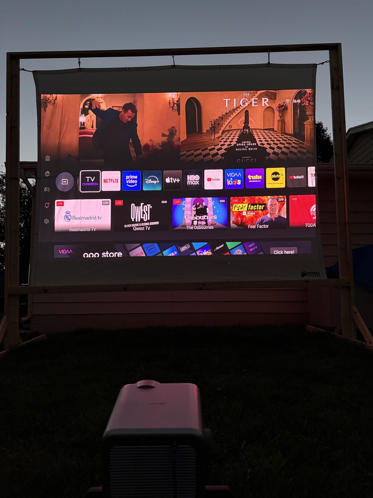 Hisense M2 Pro Triple Laser Smart Portable Lifestyle Projector, 4K UHD, 65 inch - 200 inch, 1,300 Lumens, Dolby Vision, Optical Zoom, Intelligent Screen Adjustments, Vidaa OS, Netflix Included (2025 Model) customer photo 2