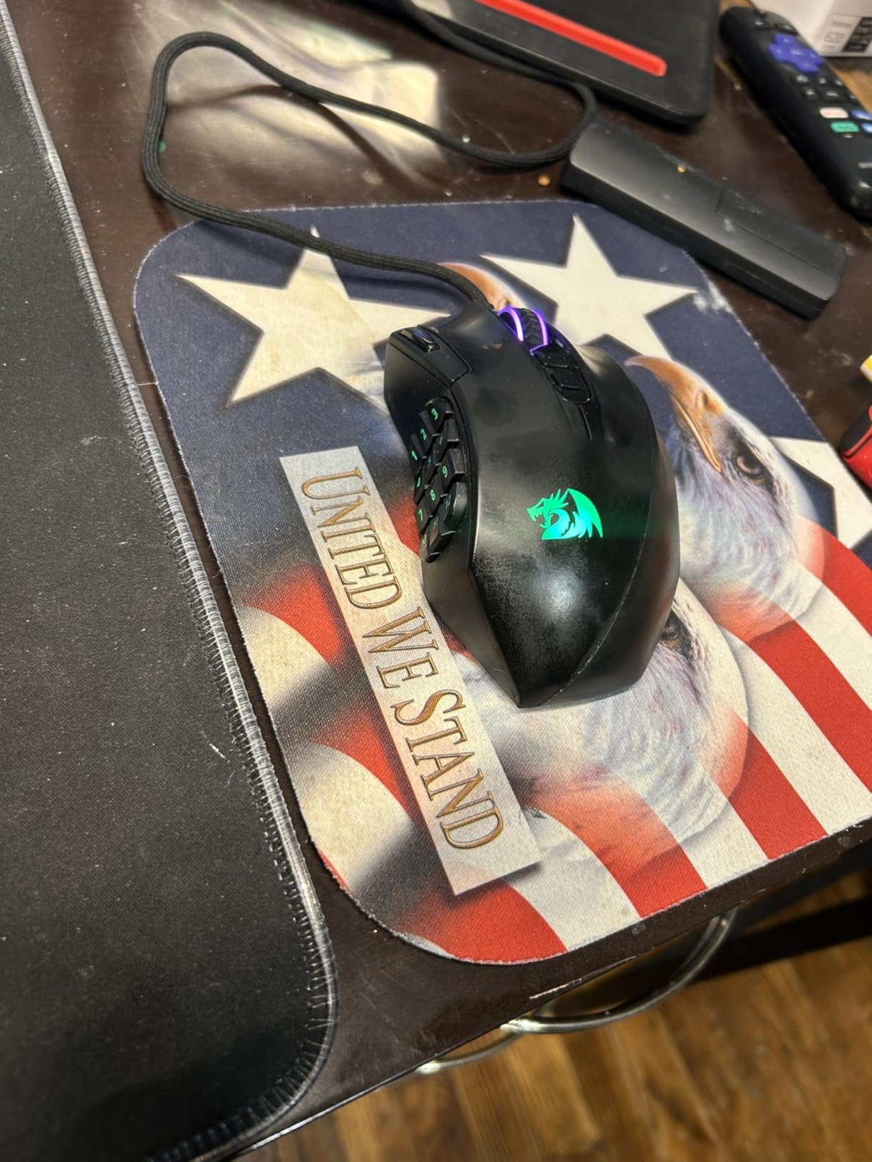 Redragon M921 MMO Gaming Mouse, 12400 DPI High Precision Wired RGB Mice w/18 Programmable Buttons, 12 Side Macro Keys, Software Supports for PC Laptop customer photo 1