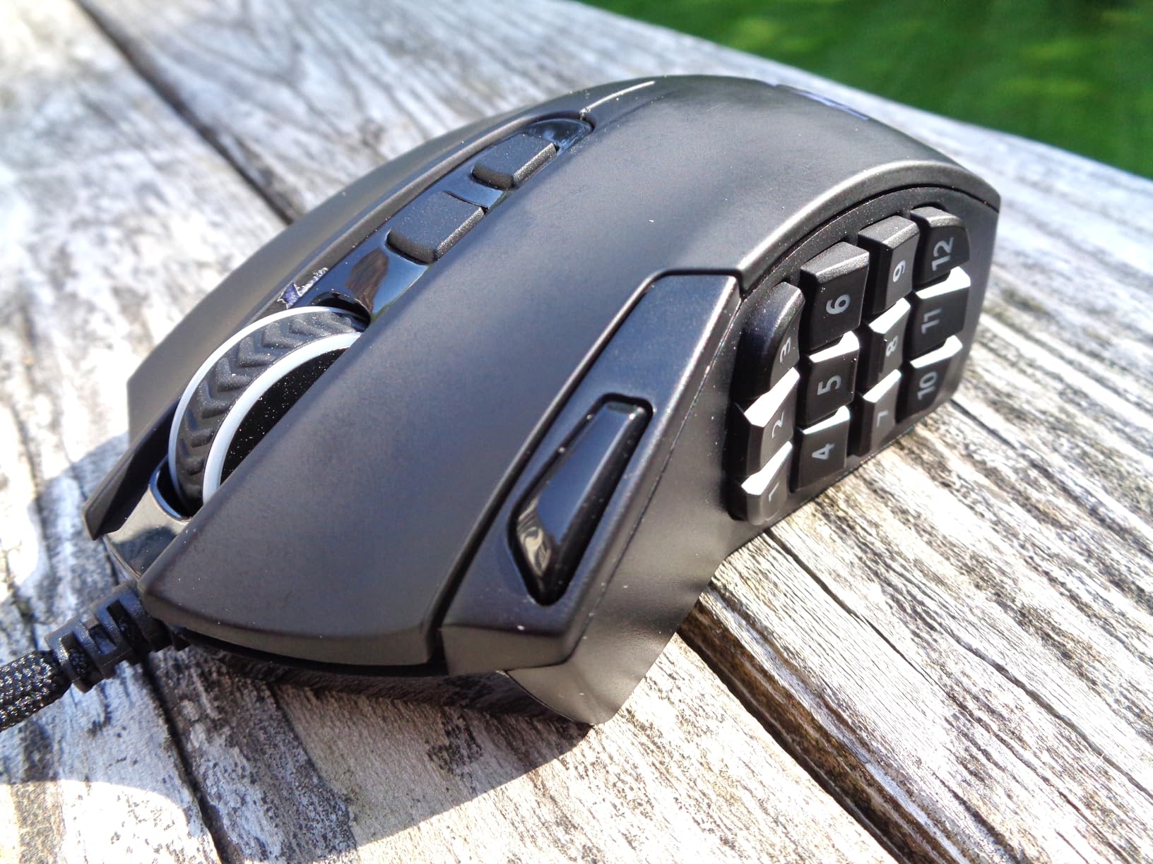 Redragon M921 MMO Gaming Mouse, 12400 DPI High Precision Wired RGB Mice w/18 Programmable Buttons, 12 Side Macro Keys, Software Supports for PC Laptop customer photo 2