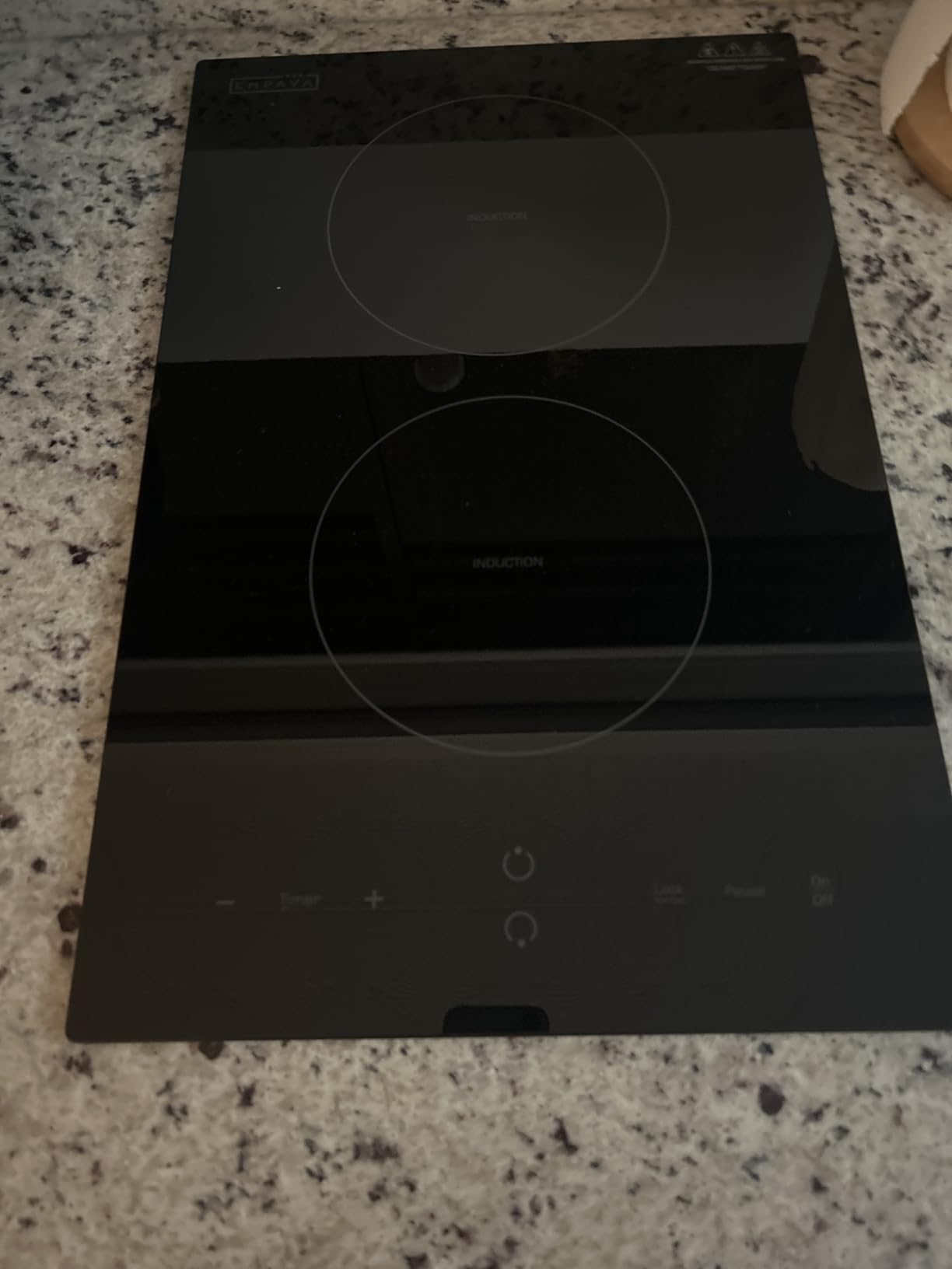 Empava 36 Inch Built-In Electric Induction Cooktop, 5 Zone Smooth Glass Surface, Touch Sensor Panel, Power Boost, Timer Control, Child Lock Feature, Hardwired Kitchen Appliance customer photo 1