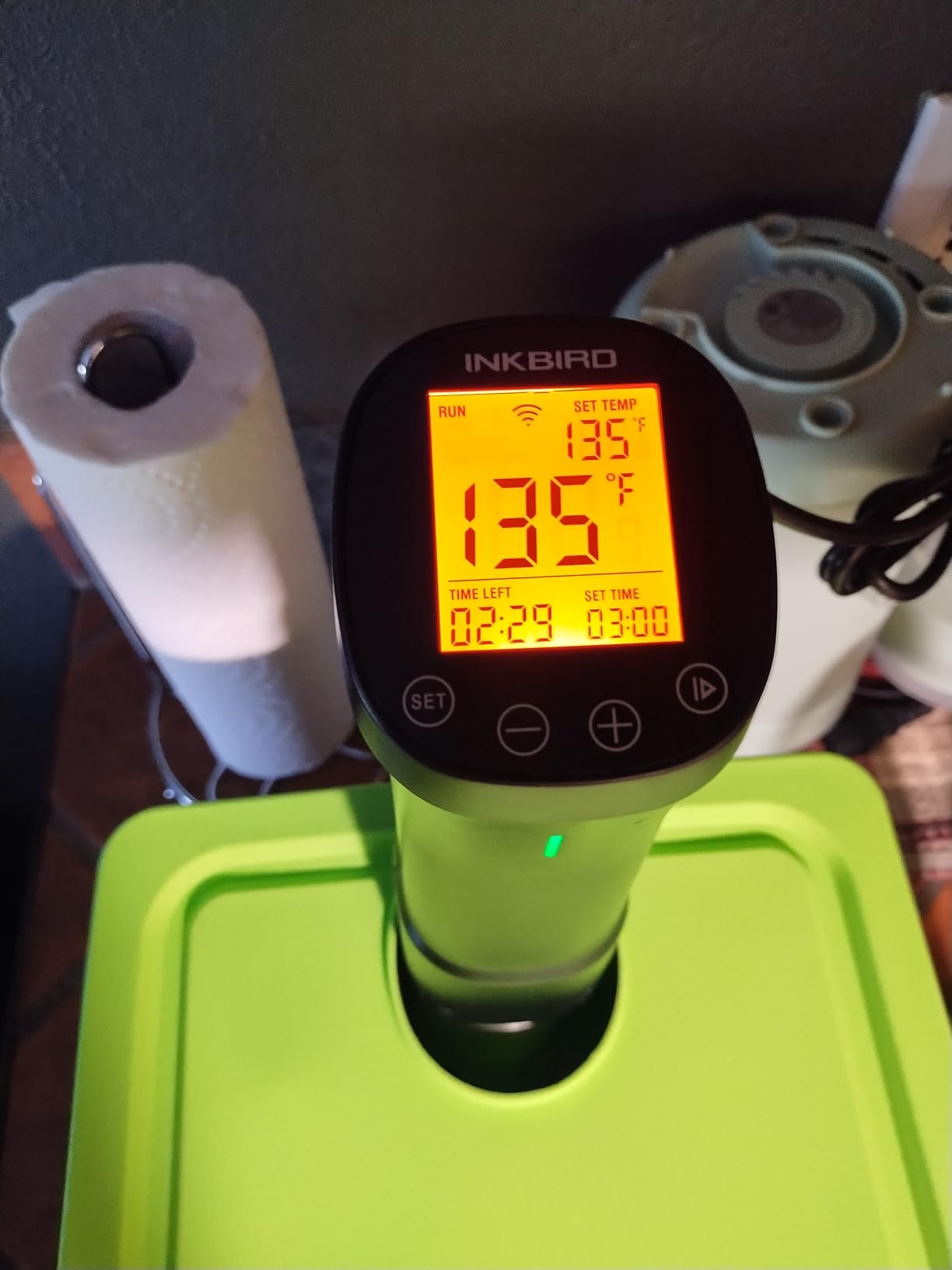 INKBIRD 2.4G WIFI Sous Vide Cooker with APP Control, 1000 Watts Immersion Circulator customer photo 1