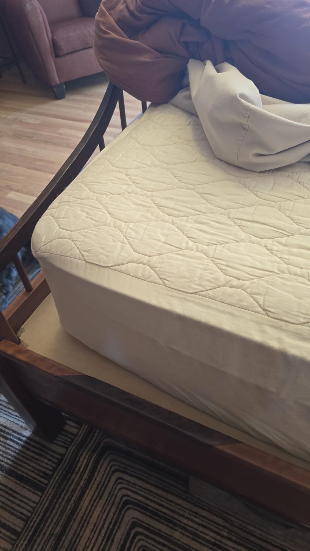 Awara Premier Luxury Hybrid King Mattress 12 Inch - Certified Organic Natural Latex - Sustainable New Zealand Wool - Fiberglass-Free - 365-Night Trial customer photo 1