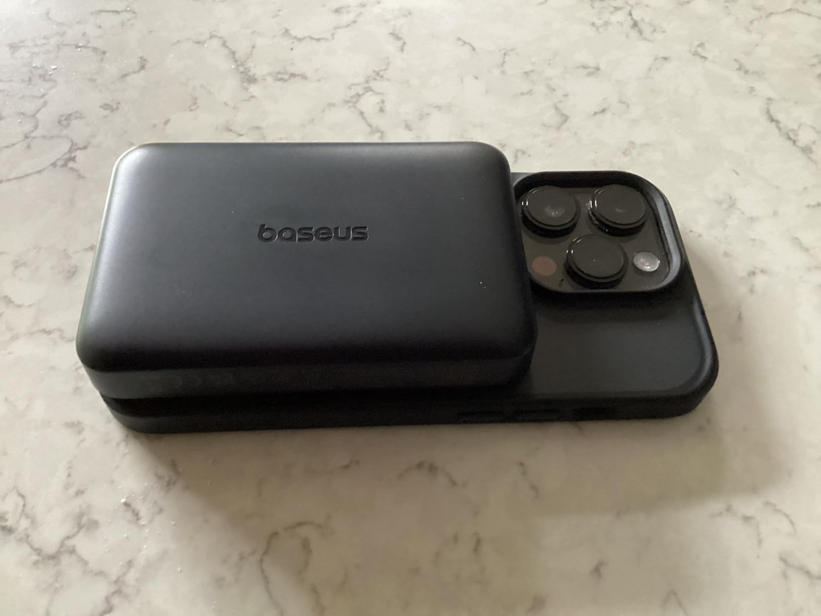 Baseus MagSafe Portable Charger, Qi2 Certified 15W Wireless Magnetic Power Bank 10000mAh with USB-C Cable 22.5W PD Charging for iPhone 17/16/15/14/13 Pro/Pro Max Series customer photo 2