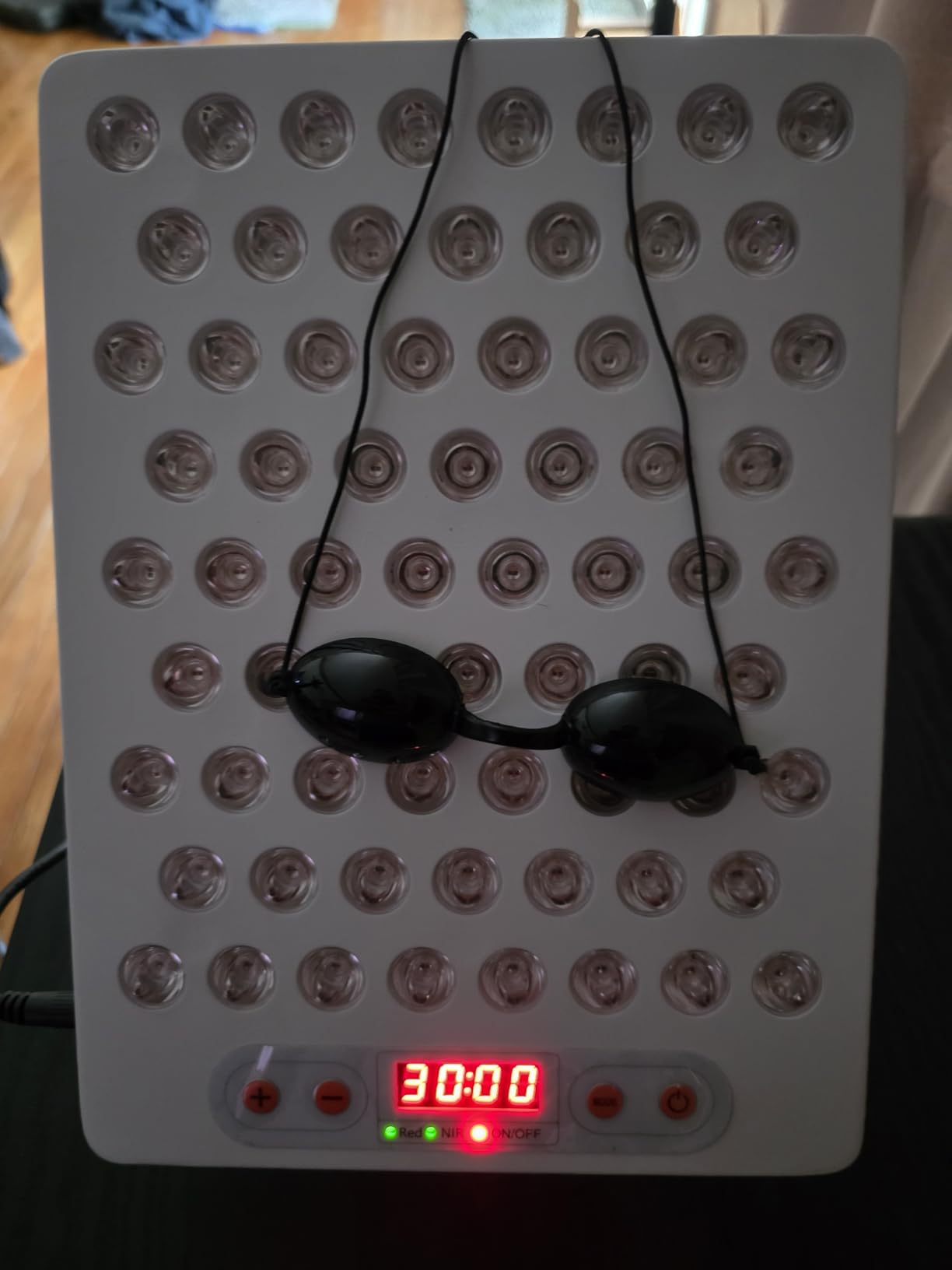 Red Light Therapy Full Body Panel, 480/630/660/810/830/850/1060nm Blue Red Near Infrared Light Device with 480 Dual Chip Clinical Grade LEDs, Remote Control, Timer for Face, Body, BO-2400 customer photo 2