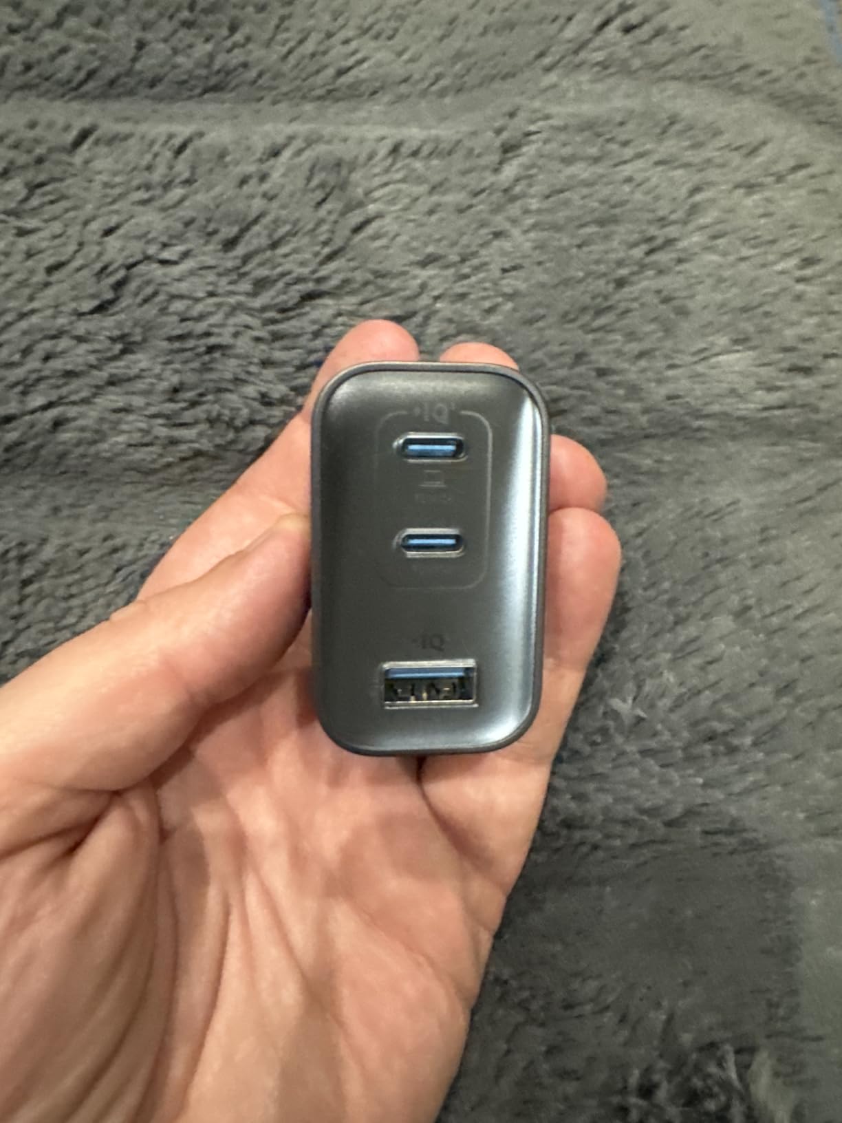 Anker Nano Charger, Ultra-Fast 70W Output 3-Port USB C Charger Block, Fast Charging, Compact and Stylish, for iPhone 17/16 Series, MacBook, iPad, Pixel, Galaxy, and More(White, Cable Included) customer photo 2