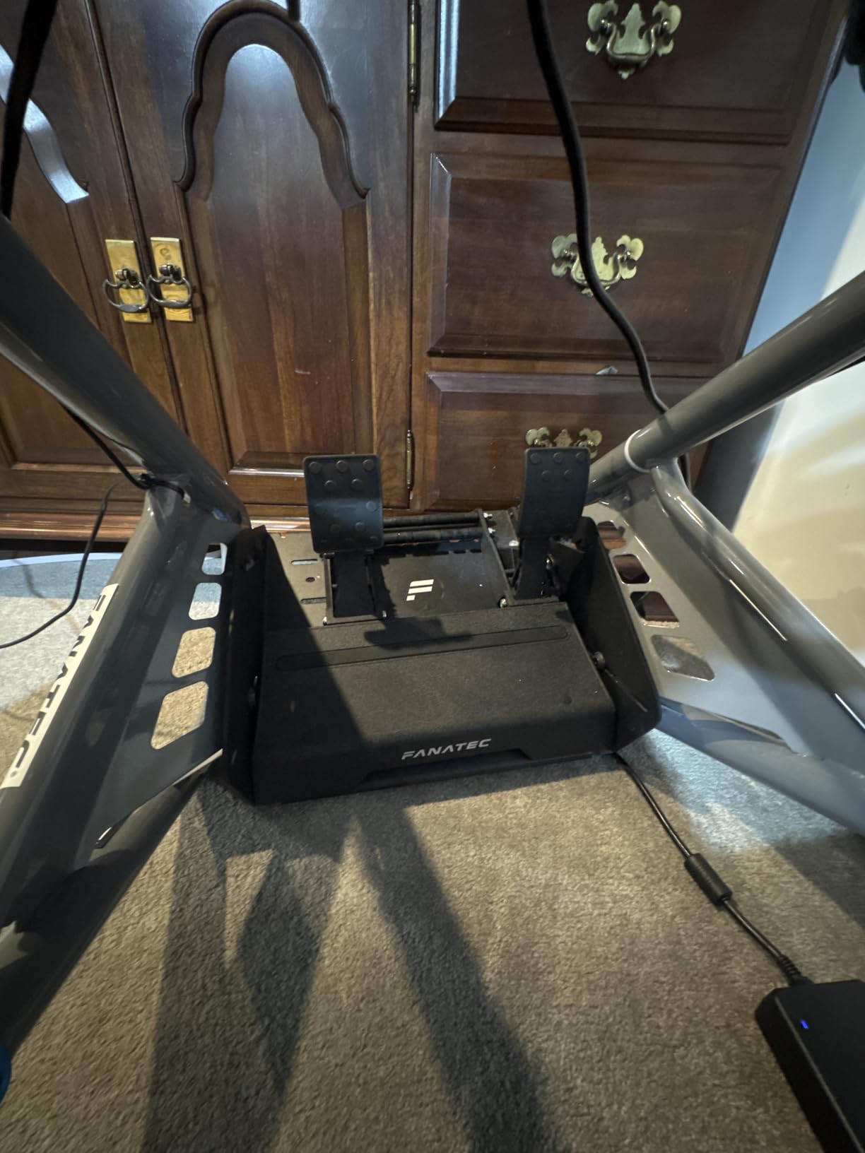 Fanatec Sim Racing CSL Elite Pedals V2 - 3-Pedal Set (Clutch, Brake, Throttle), Dual-Stage Load Cell Brake System, Hall-Effect Sensors - PC, PS5, PS4 customer photo 1