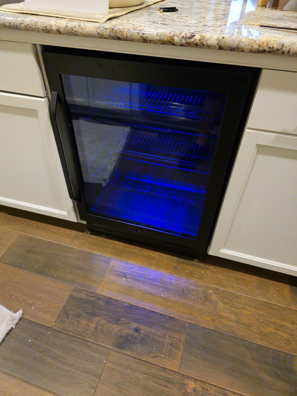 24 Inch Dual-Zone Wine Fridge, Freestanding/Built-in Wine Cooler Refrigerator, Large Capacity Tall Wine Cellar For Wine Collection, Wine Chiller with Safety Lock, Low Noise and Fast Cooling customer photo 1