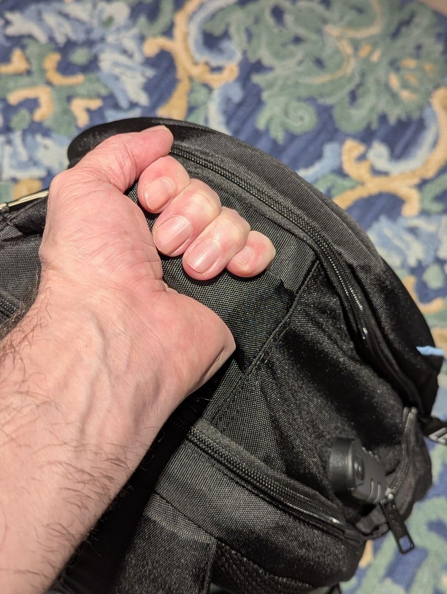 MATEIN 17.3 Inch Gaming Laptop Backpack, Large Gaming Backpack with Tech Pouch, Waterproof Rain Cover, Padded Shoulder Straps, Airlined Approved College Computer Bag for Men customer photo 2