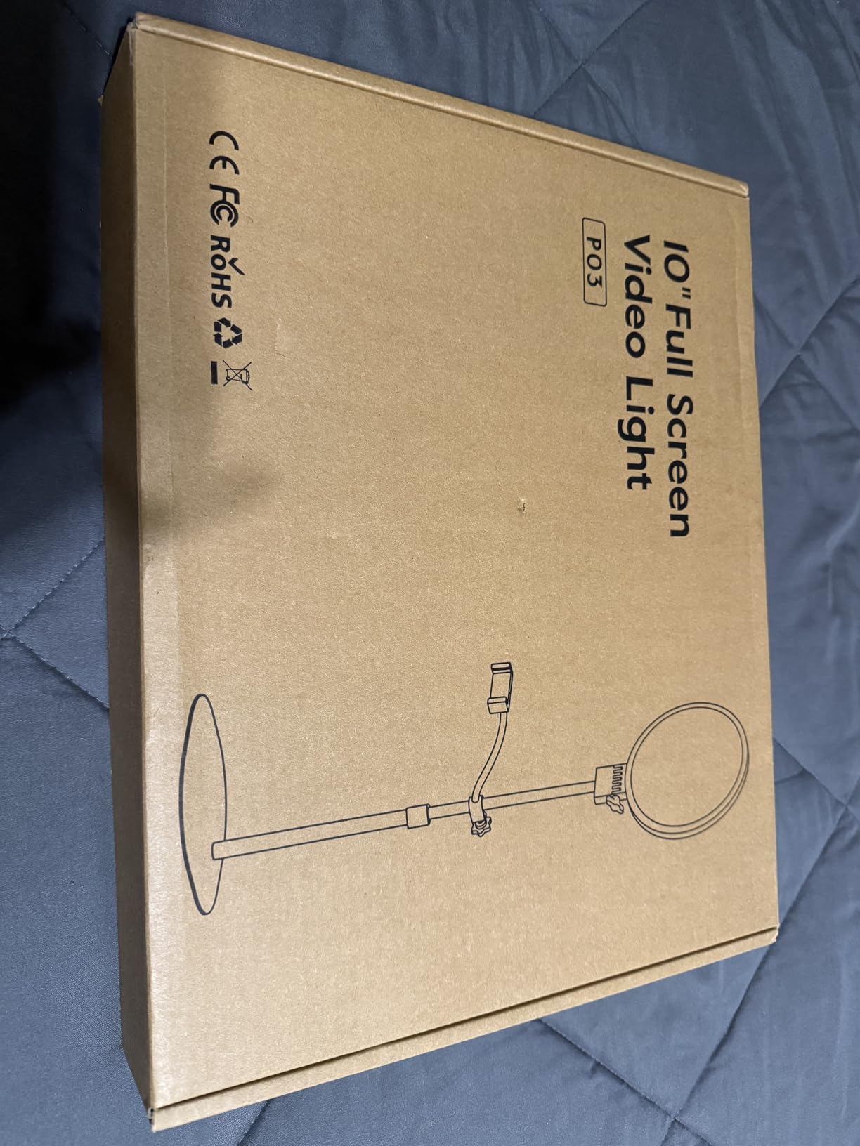 1300 Lumens Ring Light with Stand for Desk, Computer & Laptop - Podcast & Streaming Light with Flexible Phone Holder, CRI 98+ Bright Yet Soft Influencer Light for Video Recording, Conference & Calls customer photo 2