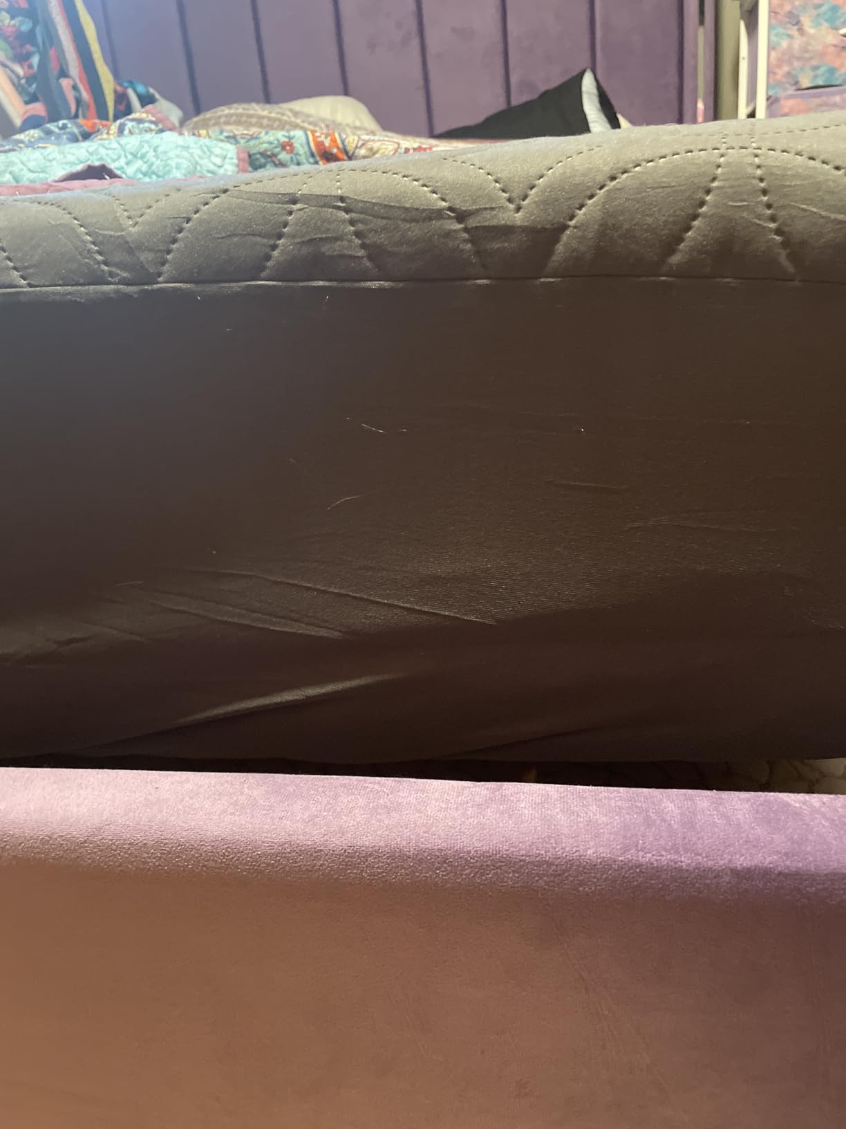 Novilla 10 Inch Twin XL Gel Memory Foam Mattress in a Box, Back Pain Relief & Body Support, Grey, CertiPUR-US Certified customer photo 1